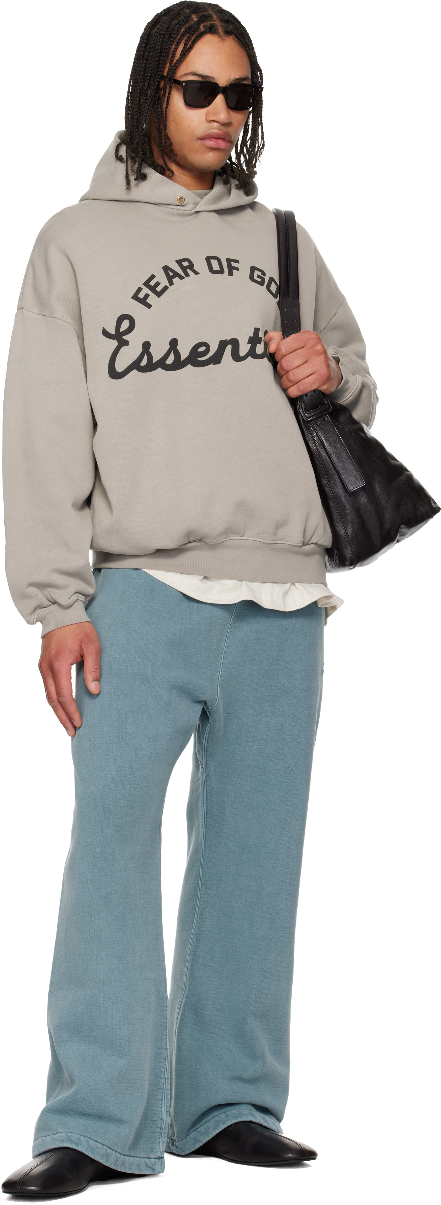 Fear of God ESSENTIALS - 블루 시그니처 클래식 플레어 스웨트팬츠