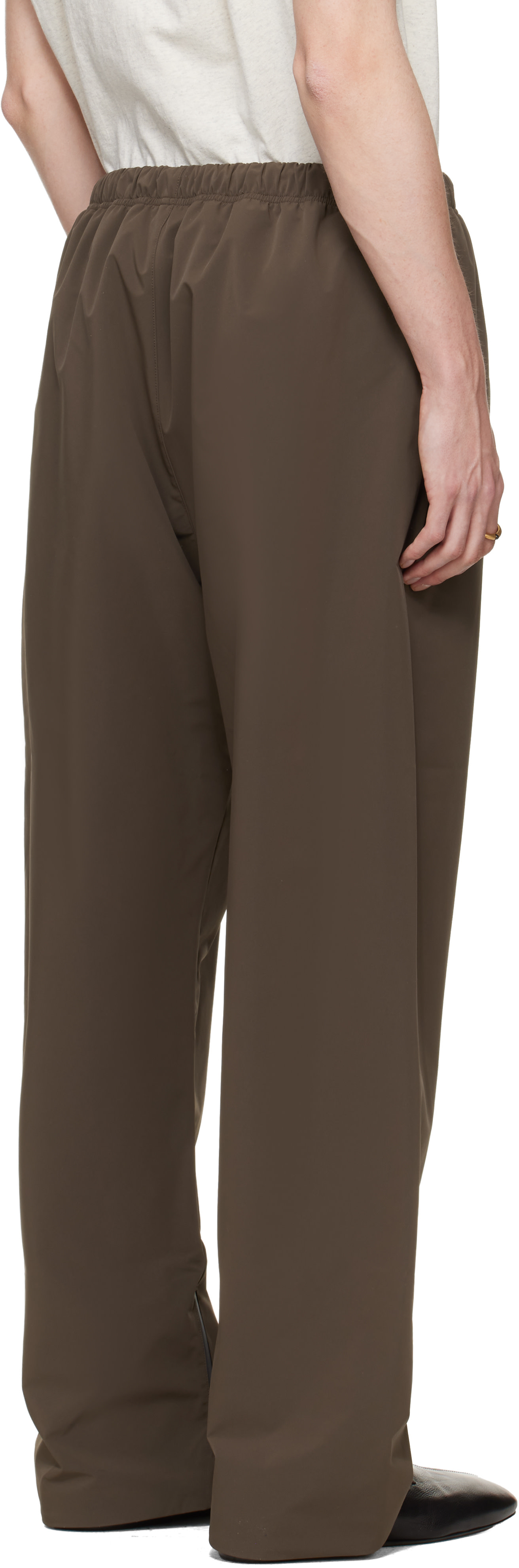 Fear of God ESSENTIALS - Brown Active Trace Track Pants