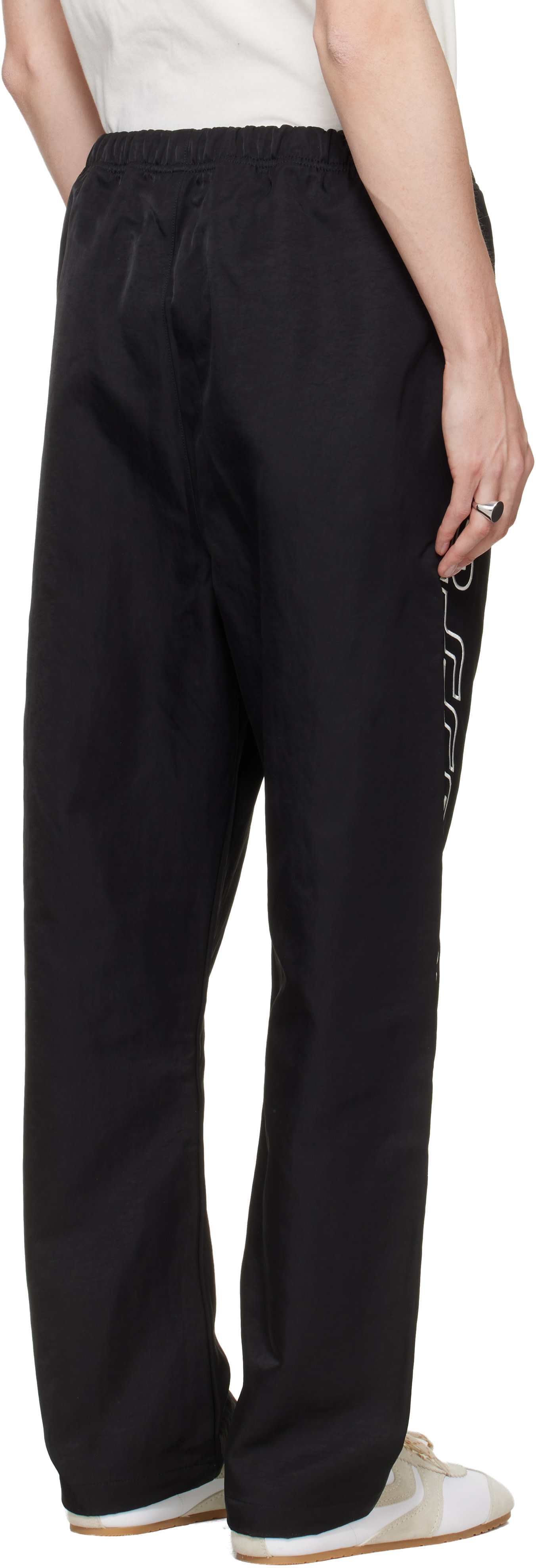Fear of God ESSENTIALS - Black Active Trace Relaxed Drawstring Track Pants