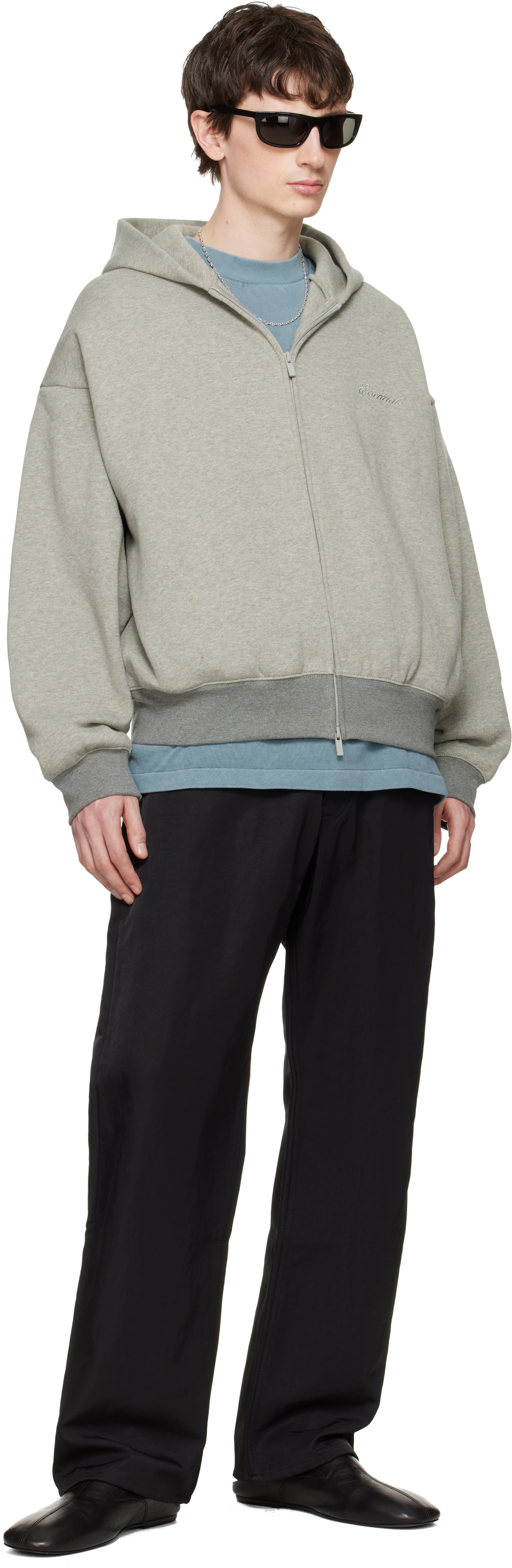 Fear of God ESSENTIALS - Pantalon noir à cinq poches