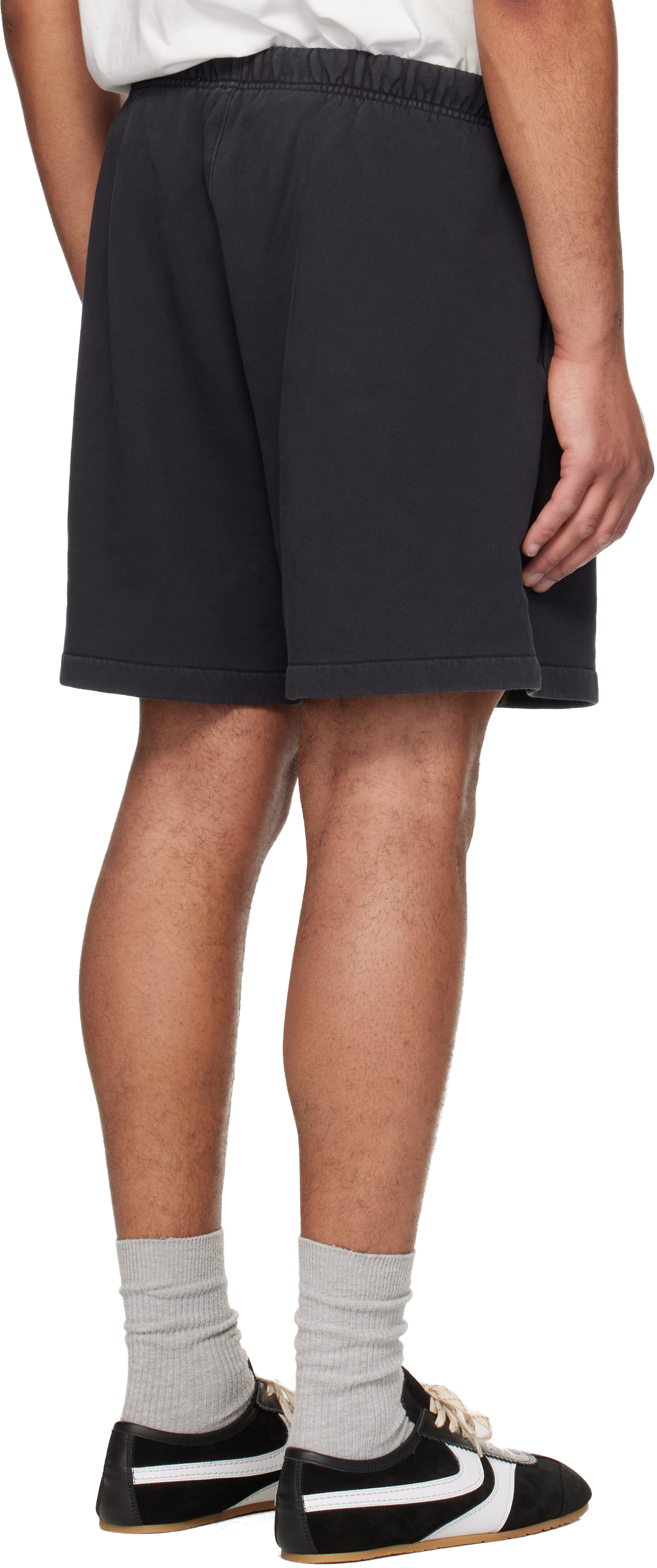 Fear of God ESSENTIALS - Short de survêtement noir à logo Training