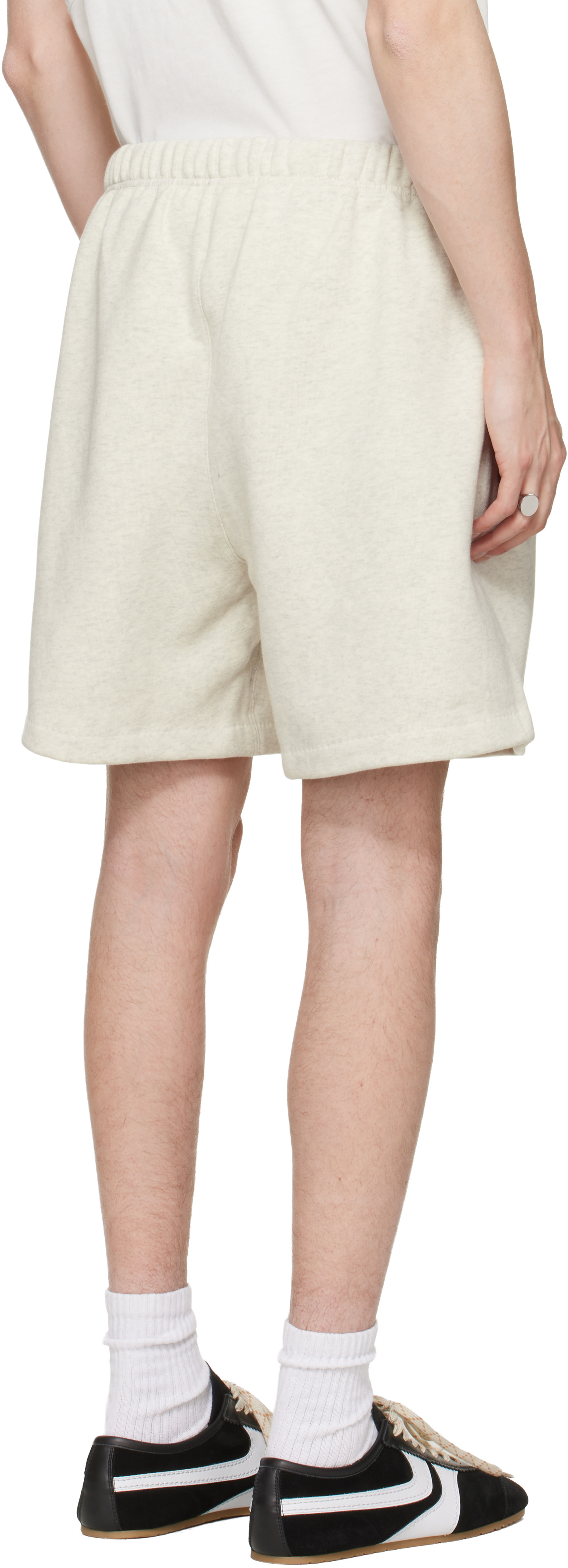 Fear of God ESSENTIALS - Short gris à logo