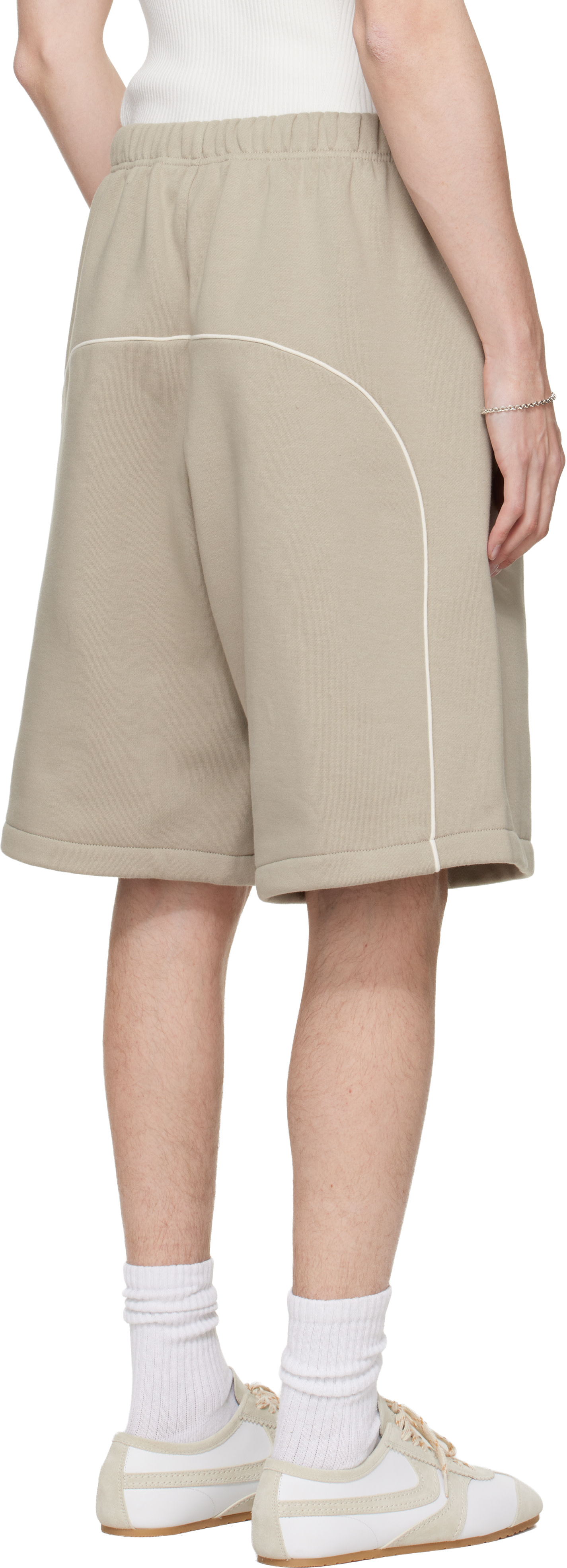 Fear of God ESSENTIALS - Gray Active Trace Relaxed Shorts