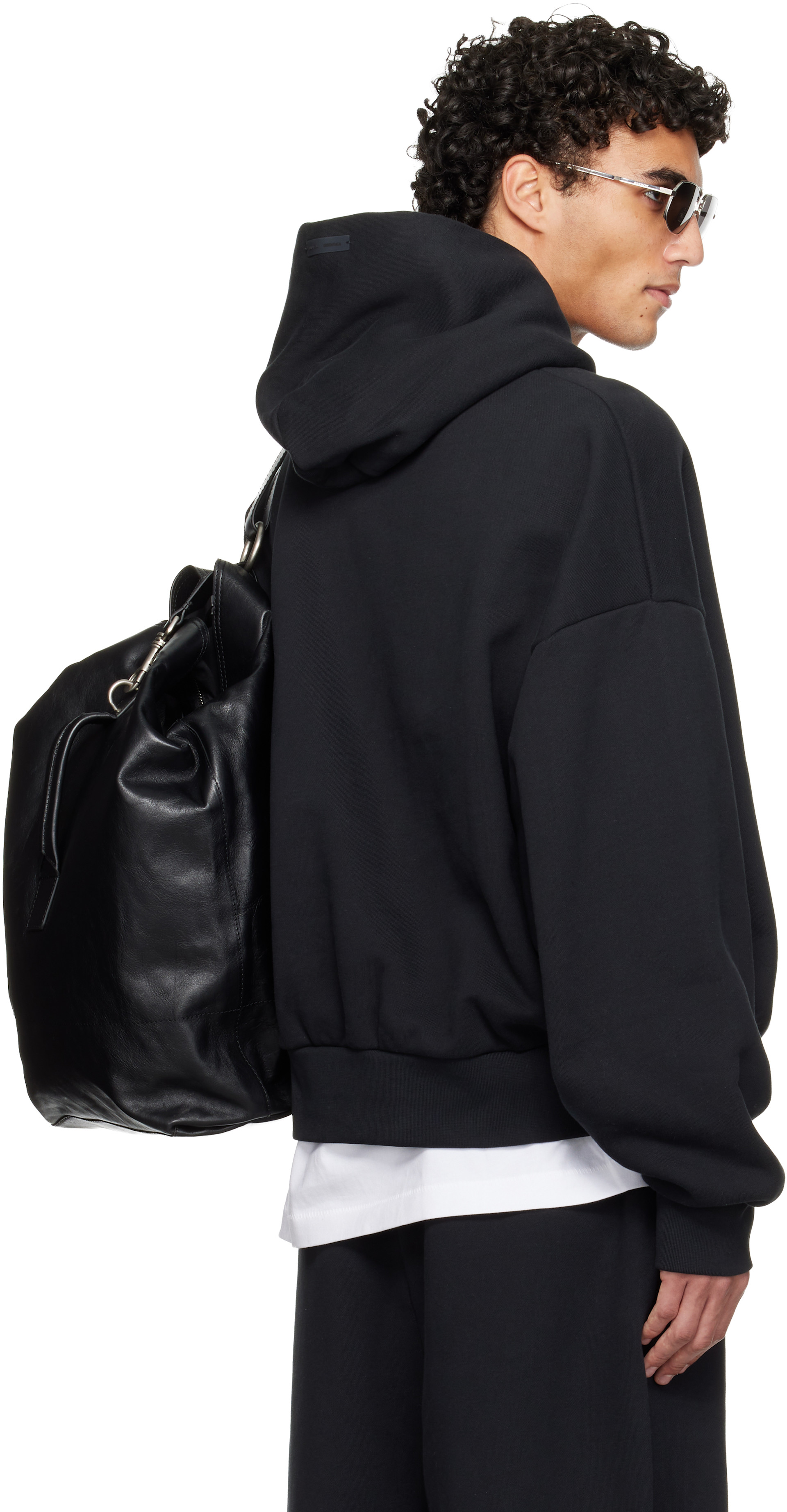 Fear of God ESSENTIALS - Pull à capuche noir - Holiday