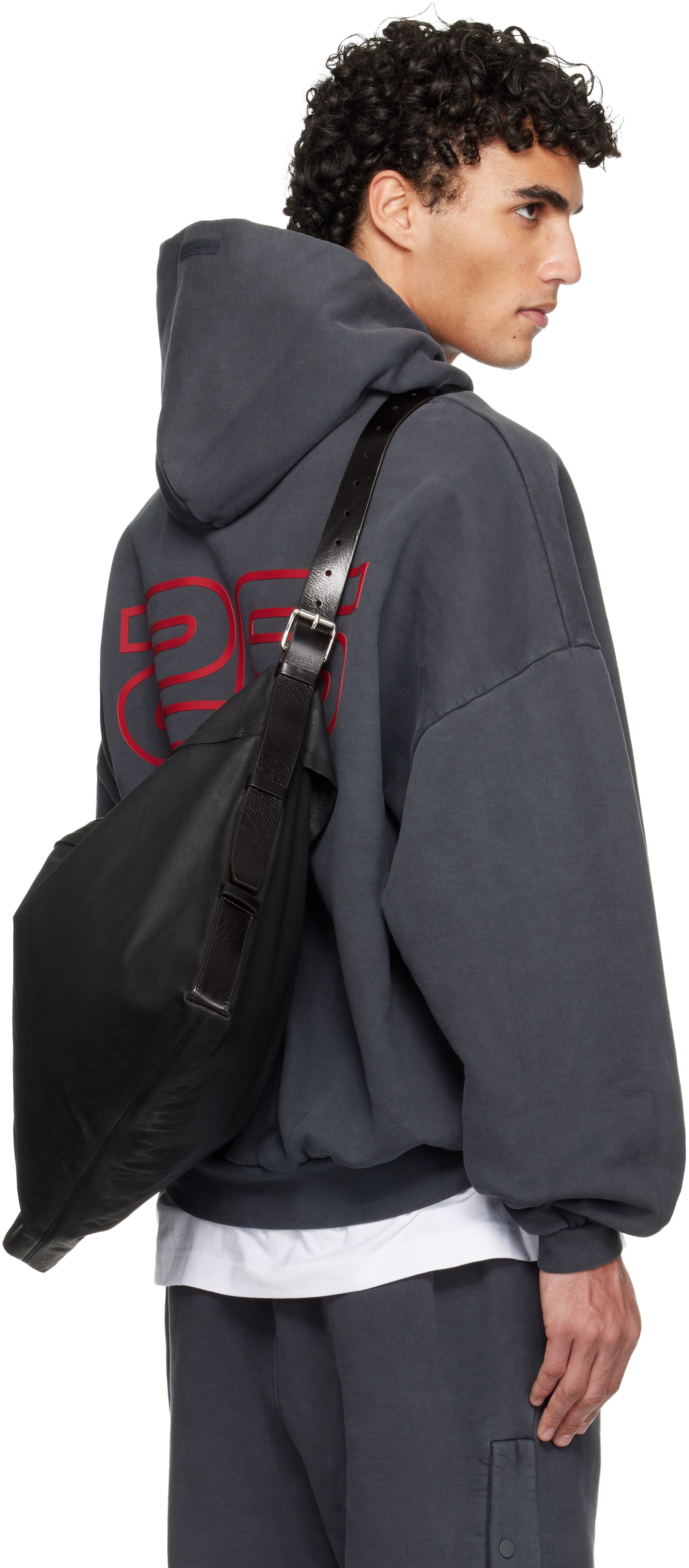 Fear of God ESSENTIALS - Pull à capuche 90s gris en molleton épais - Holiday