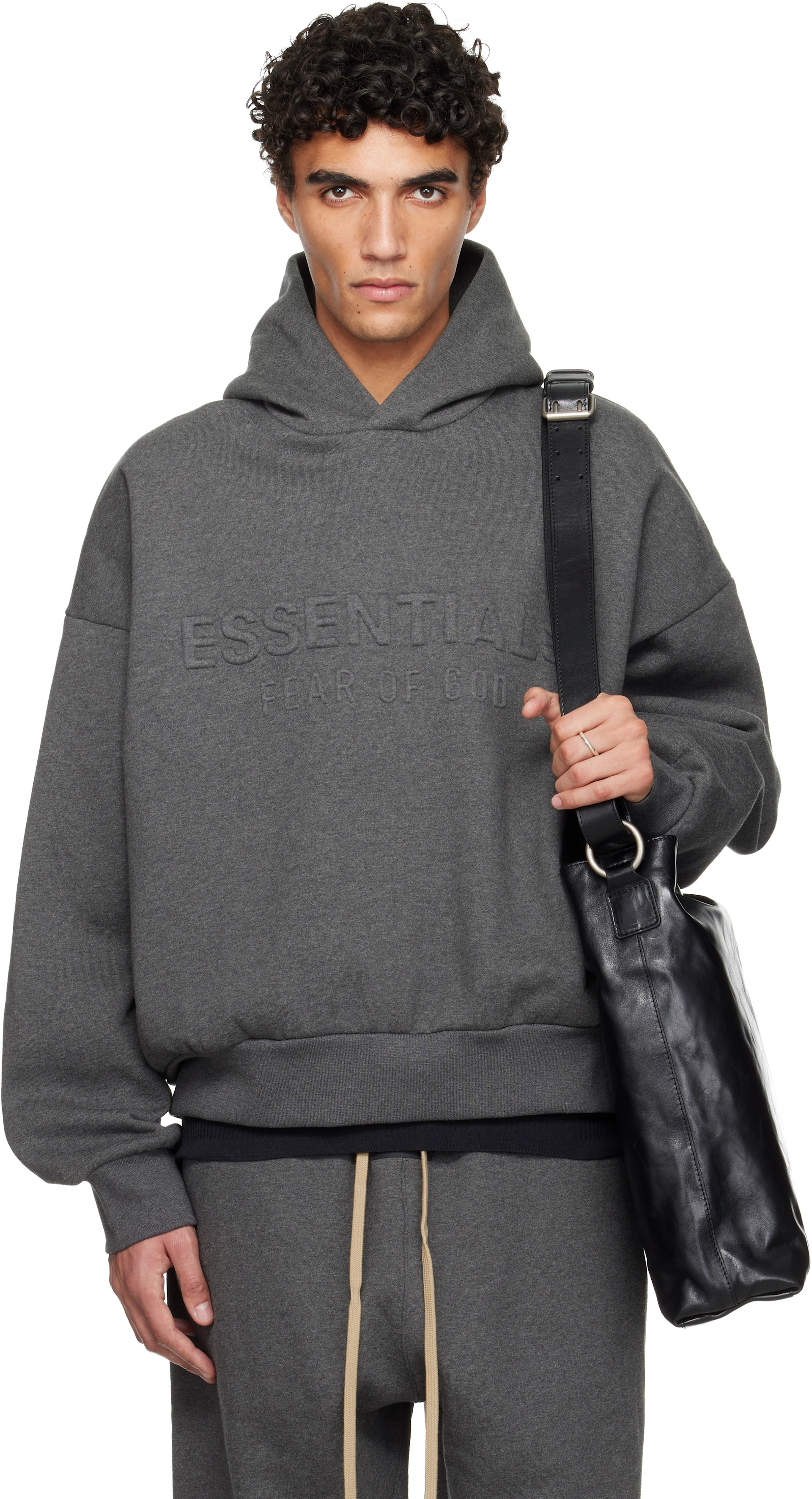 Fear of God ESSENTIALS: Gray Holiday Embossed 'Essentials' Classic