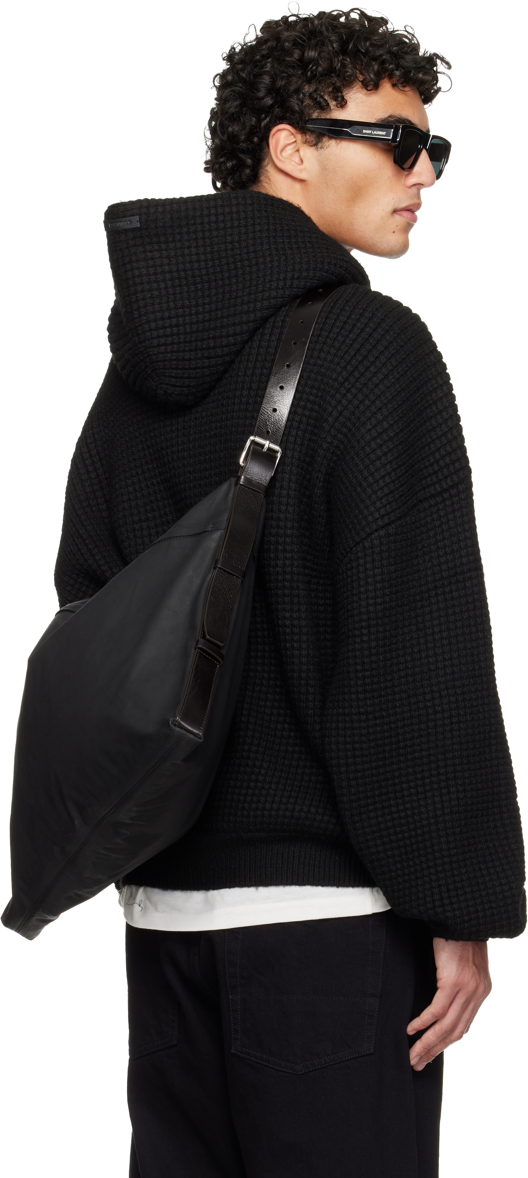 Fear of God ESSENTIALS: ブラック Holiday Heavy Waffle 90s フーディ 