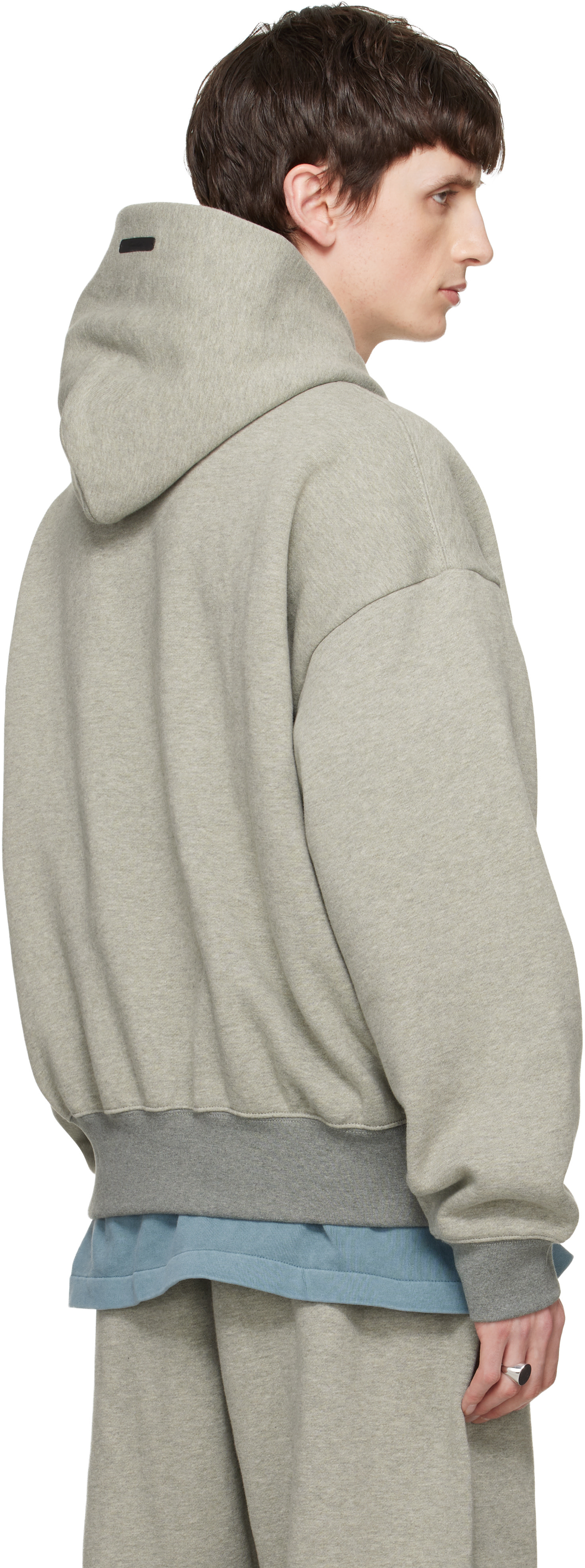 Fear of God ESSENTIALS - 그레이 시그니처 클래식 후디