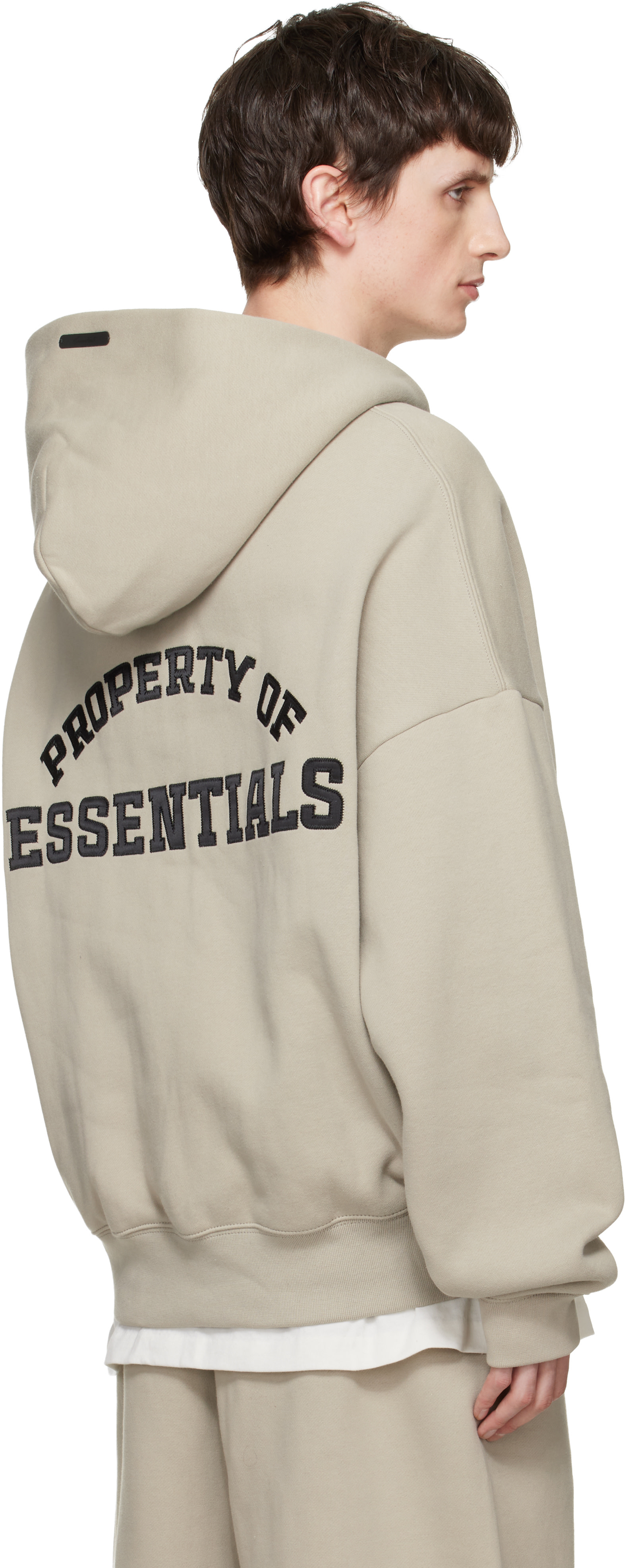 Fear of God ESSENTIALS - グレー 'Property' Lounge ハーフジップ フーディ
