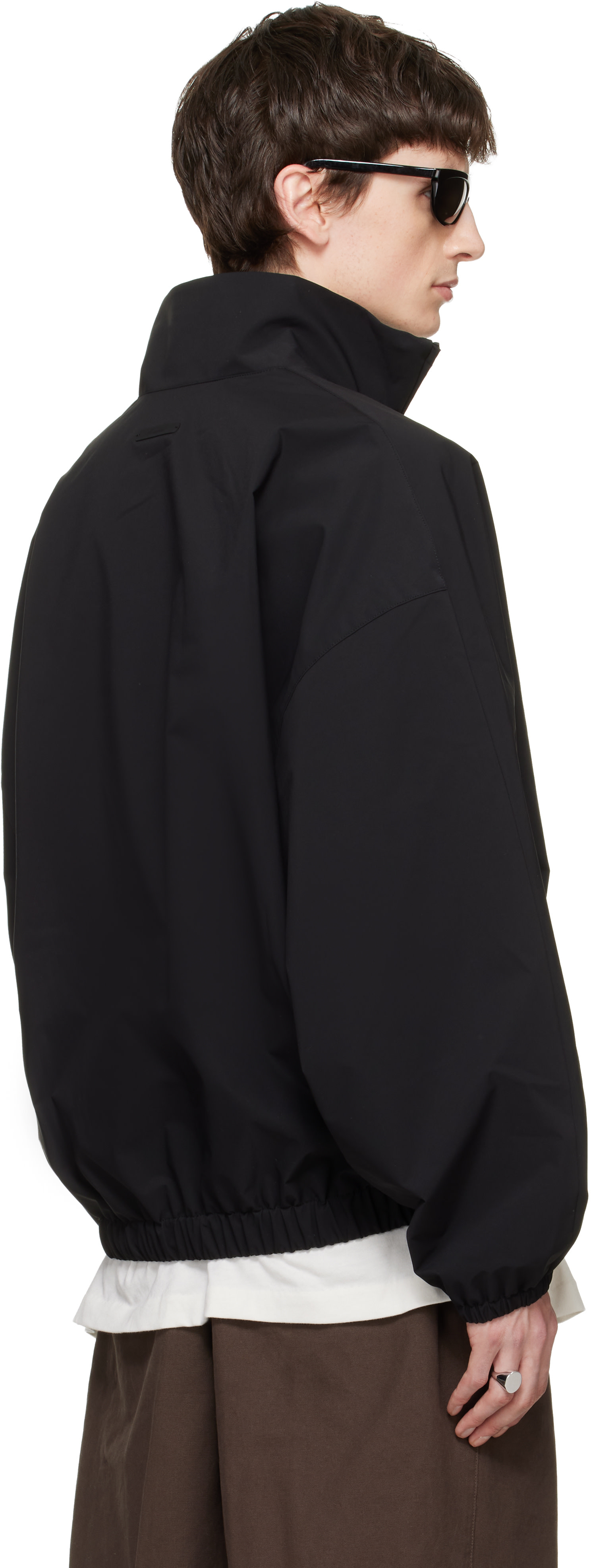 Fear of God ESSENTIALS: ブラック Active Trace ハーフジップ