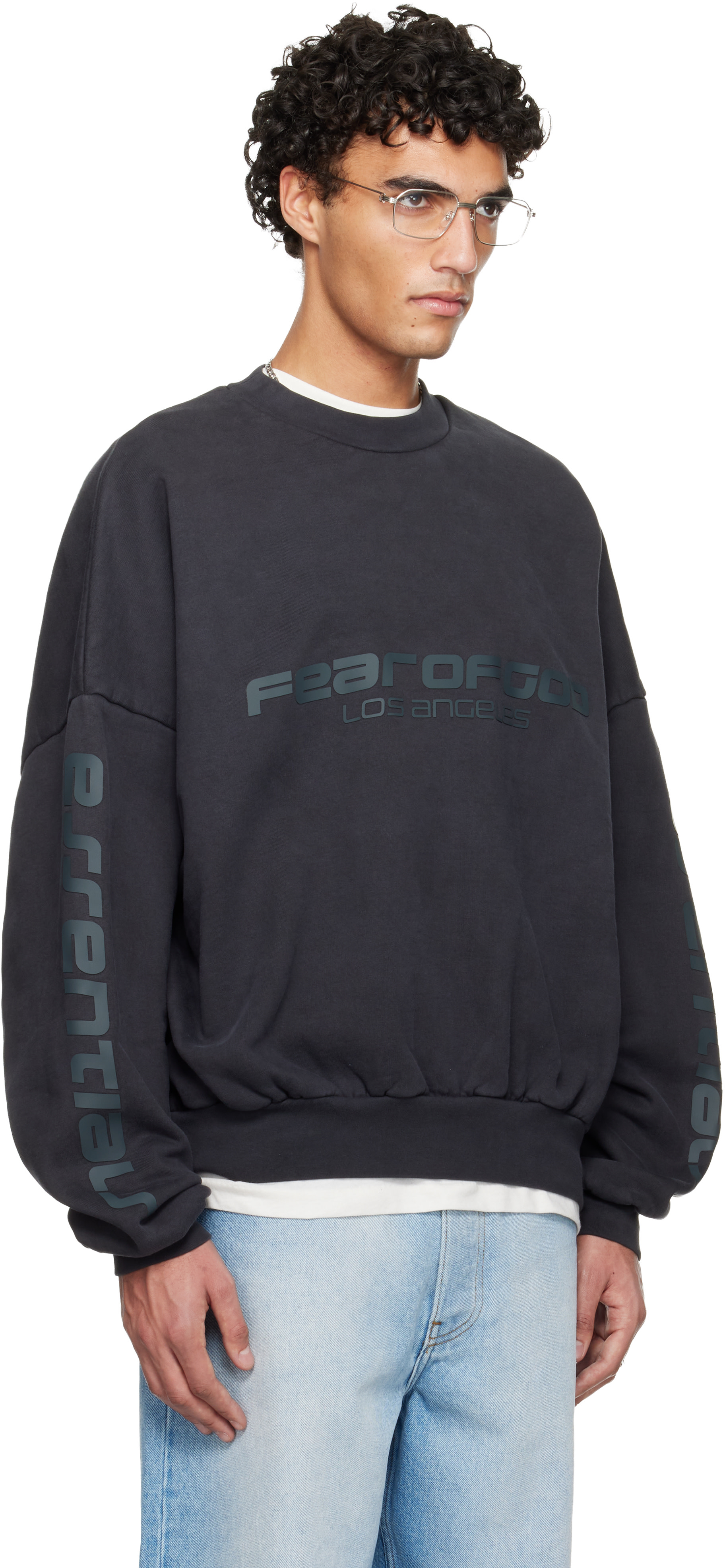 Fear of God ESSENTIALS - Pull molletonné épais 'Los Angeles' noir en molleton épais - Holiday