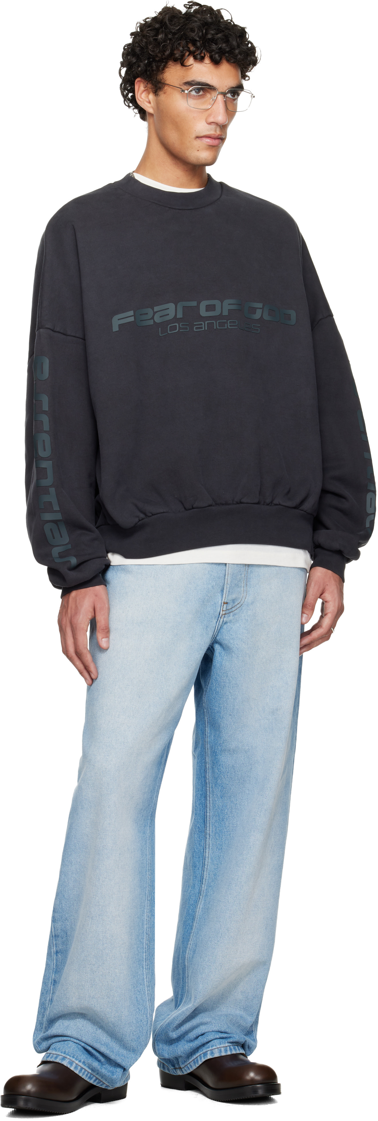 Fear of God ESSENTIALS - Pull molletonné épais 'Los Angeles' noir en molleton épais - Holiday