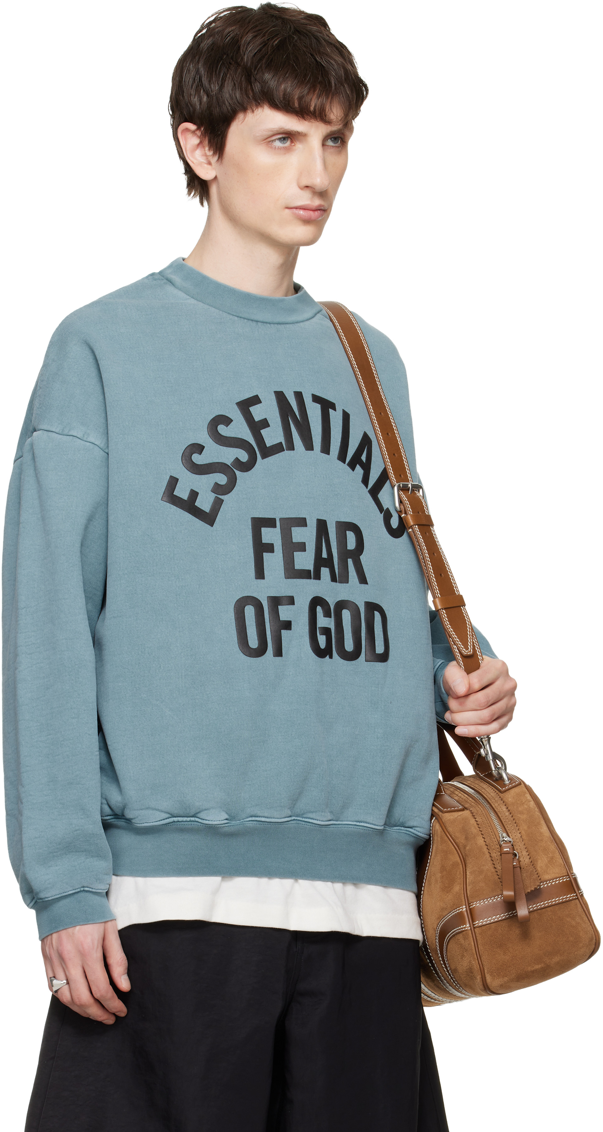 Fear of God ESSENTIALS - ブルー Campus 90s クルーネック スウェットシャツ