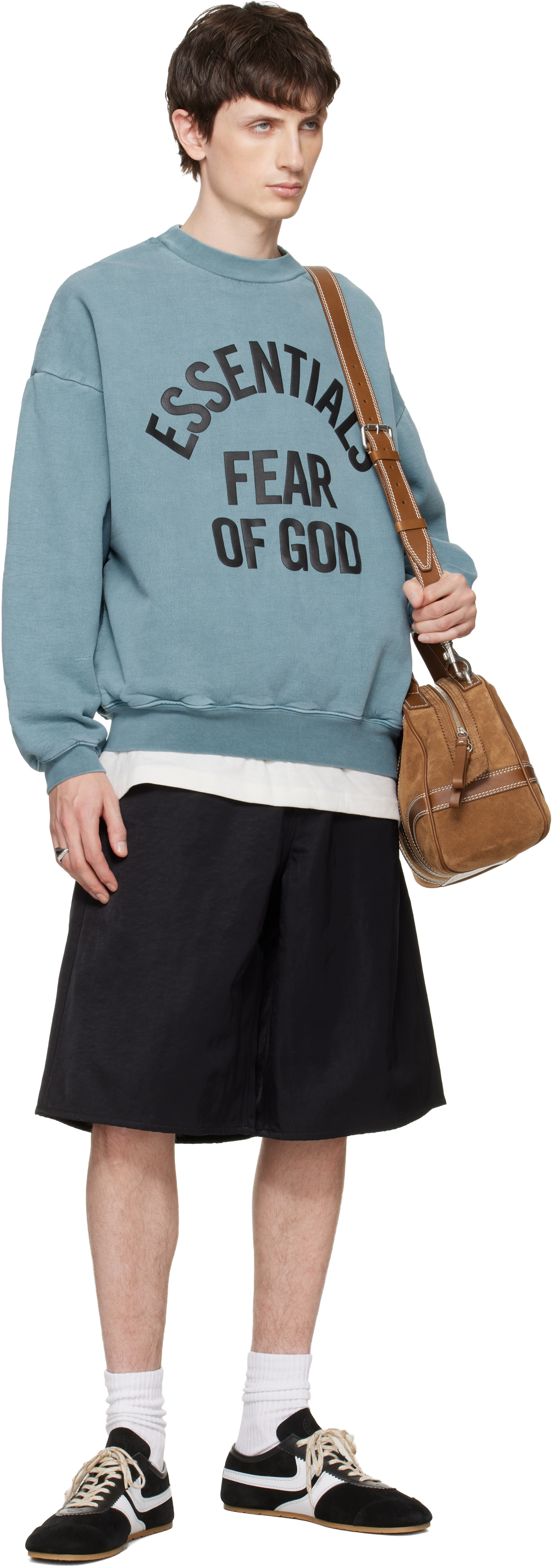 Fear of God ESSENTIALS - ブルー Campus 90s クルーネック スウェットシャツ