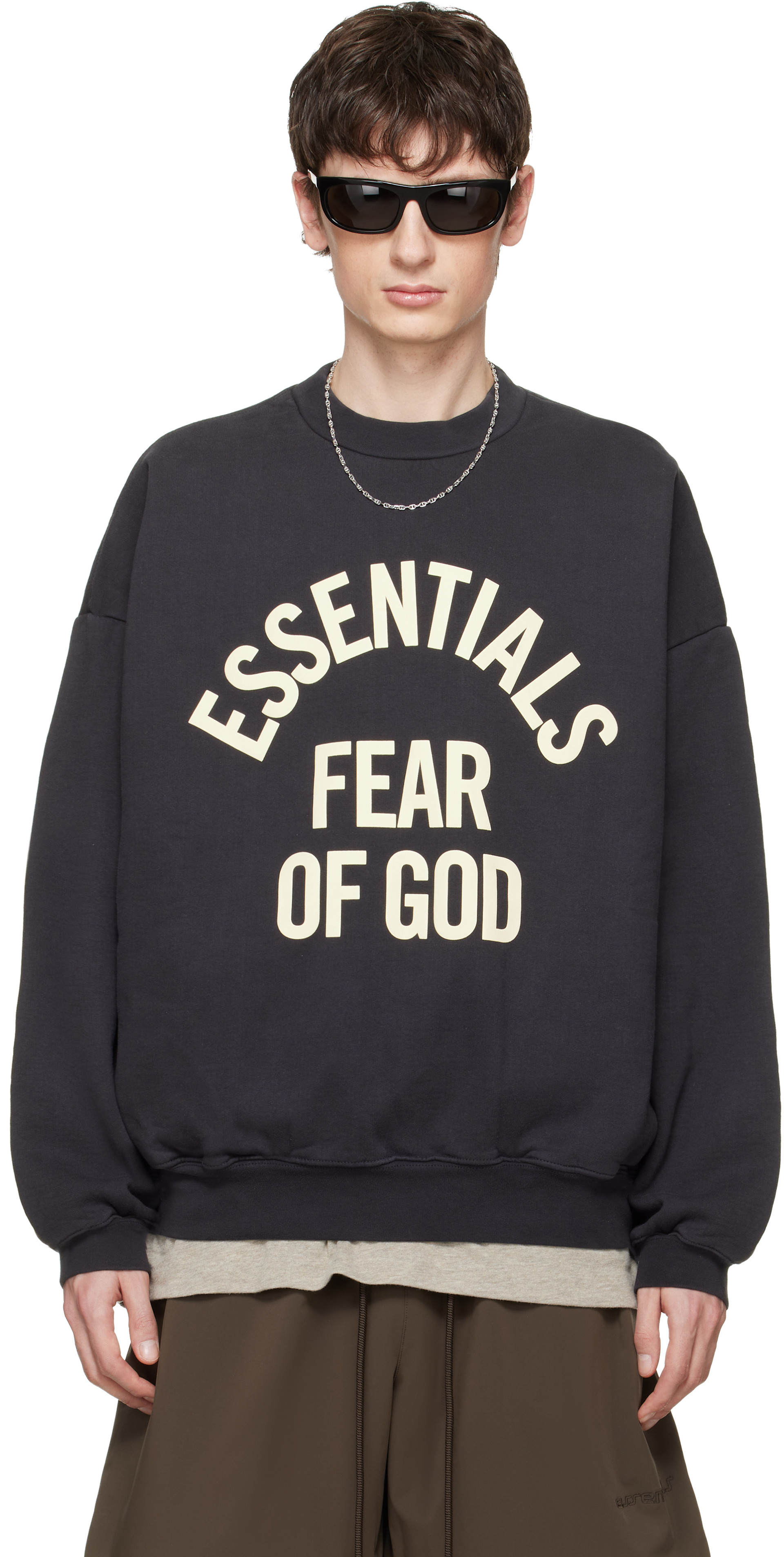 Fear of God ESSENTIALS - ブラック Campus 90s クルーネック スウェットシャツ