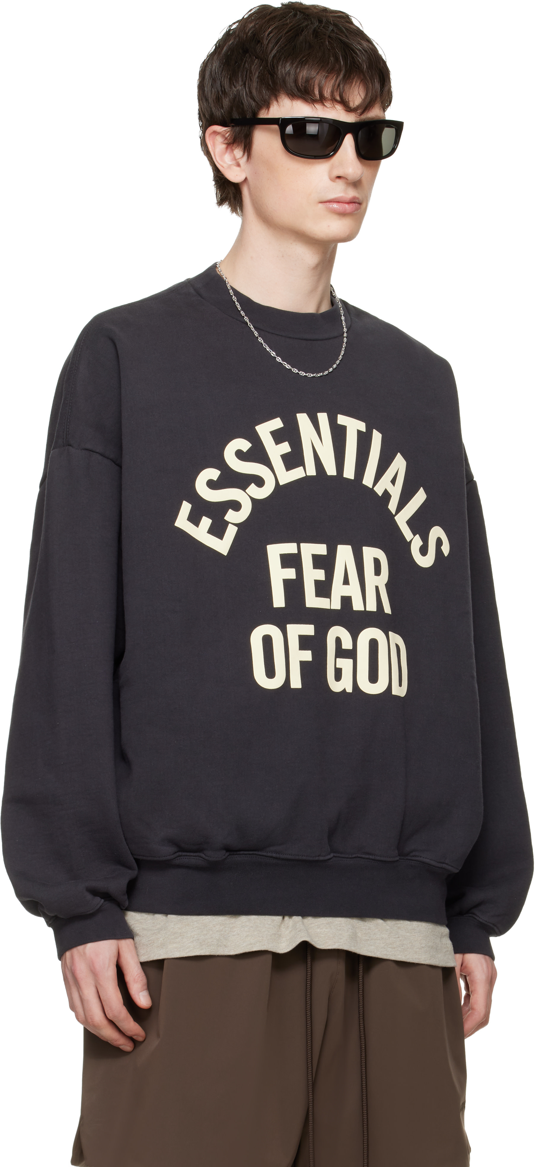Fear of God ESSENTIALS - ブラック Campus 90s クルーネック スウェットシャツ
