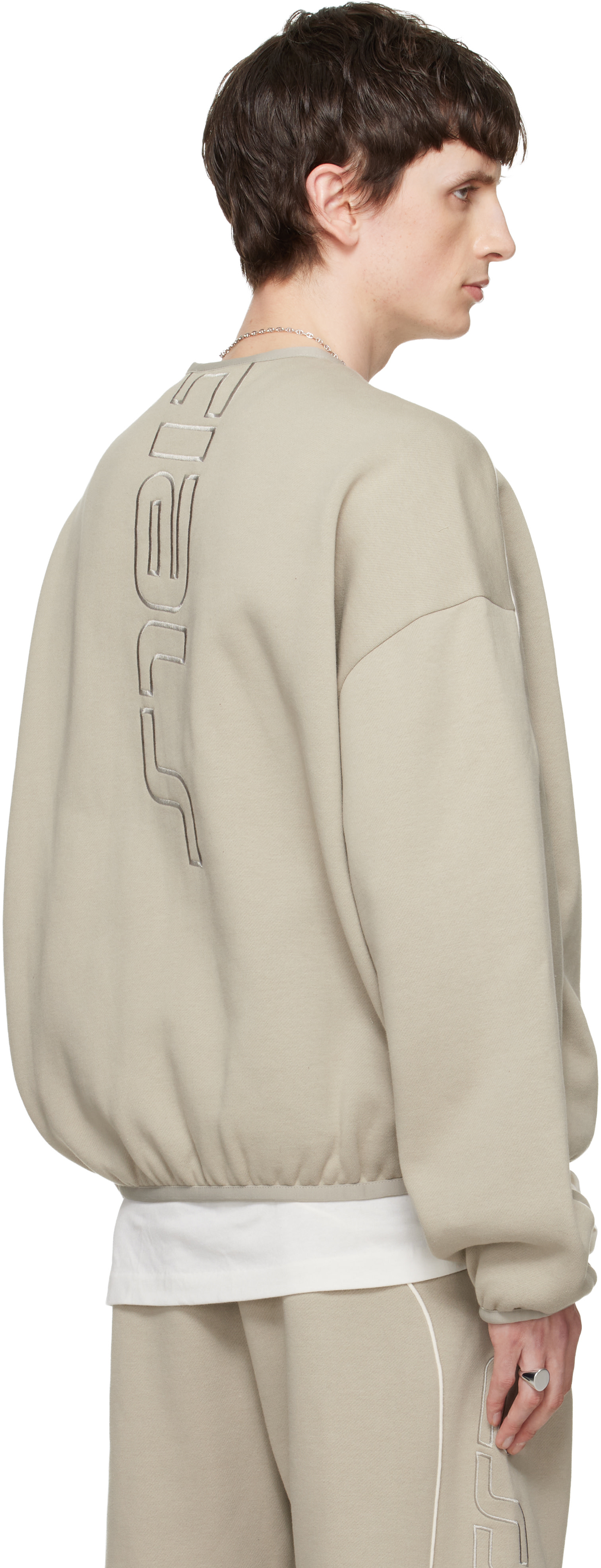 Fear of God ESSENTIALS - グレー Active Trace Modern クルーネック スウェットシャツ