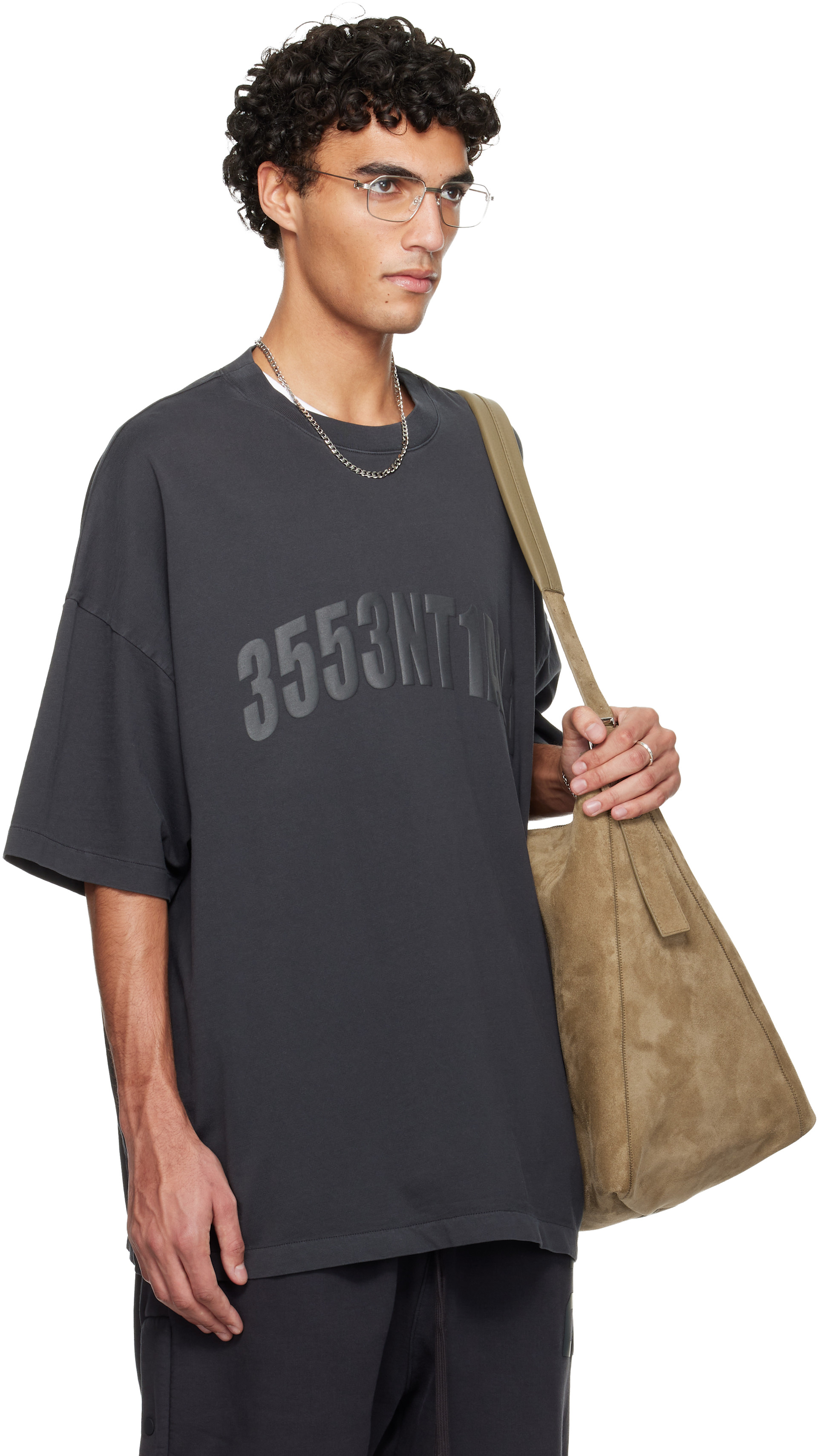 Fear of God ESSENTIALS: Gray Holiday 'Los Angeles' 90s T-shirt