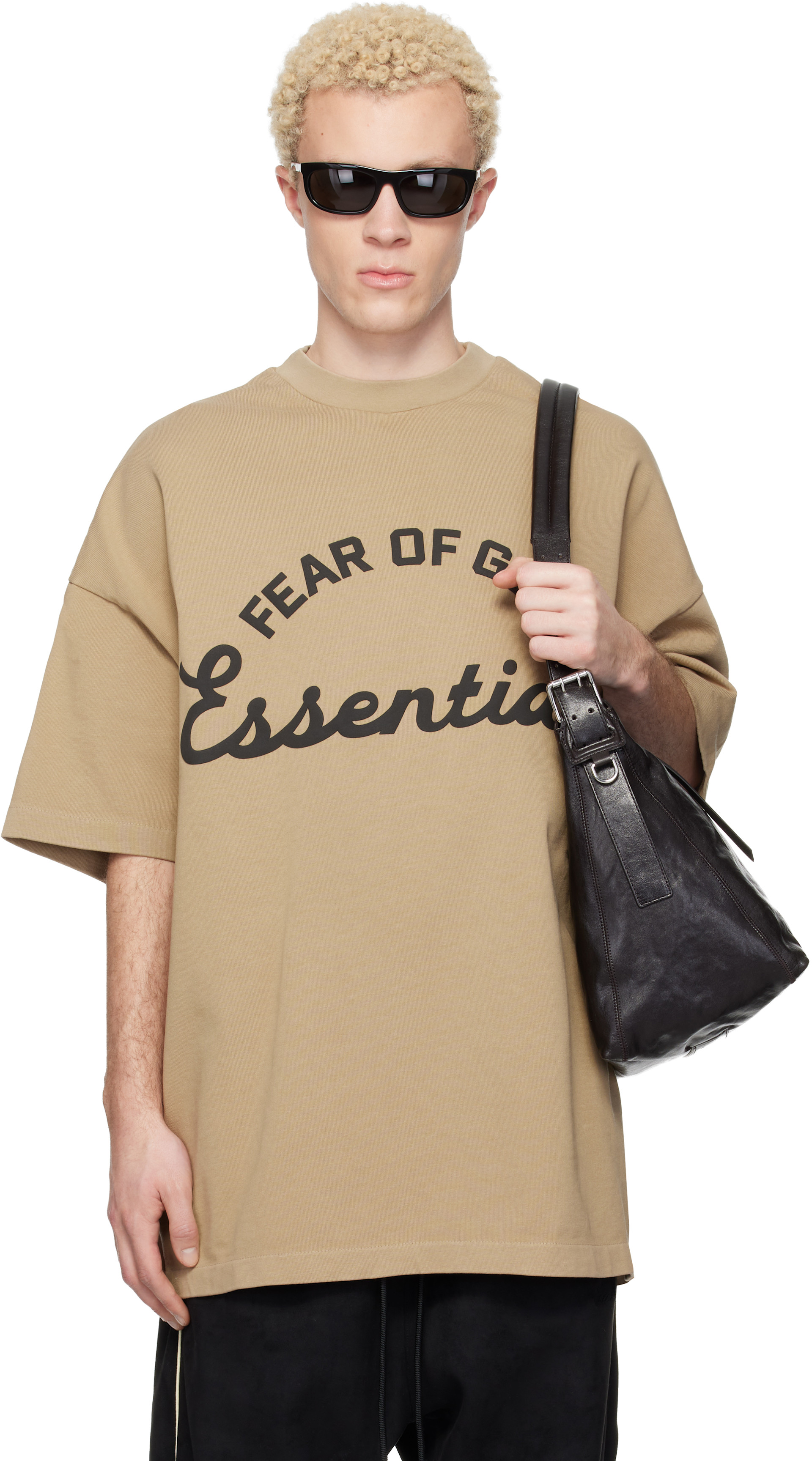 Fear of God ESSENTIALS - 베이지 트레이닝 90s 티셔츠