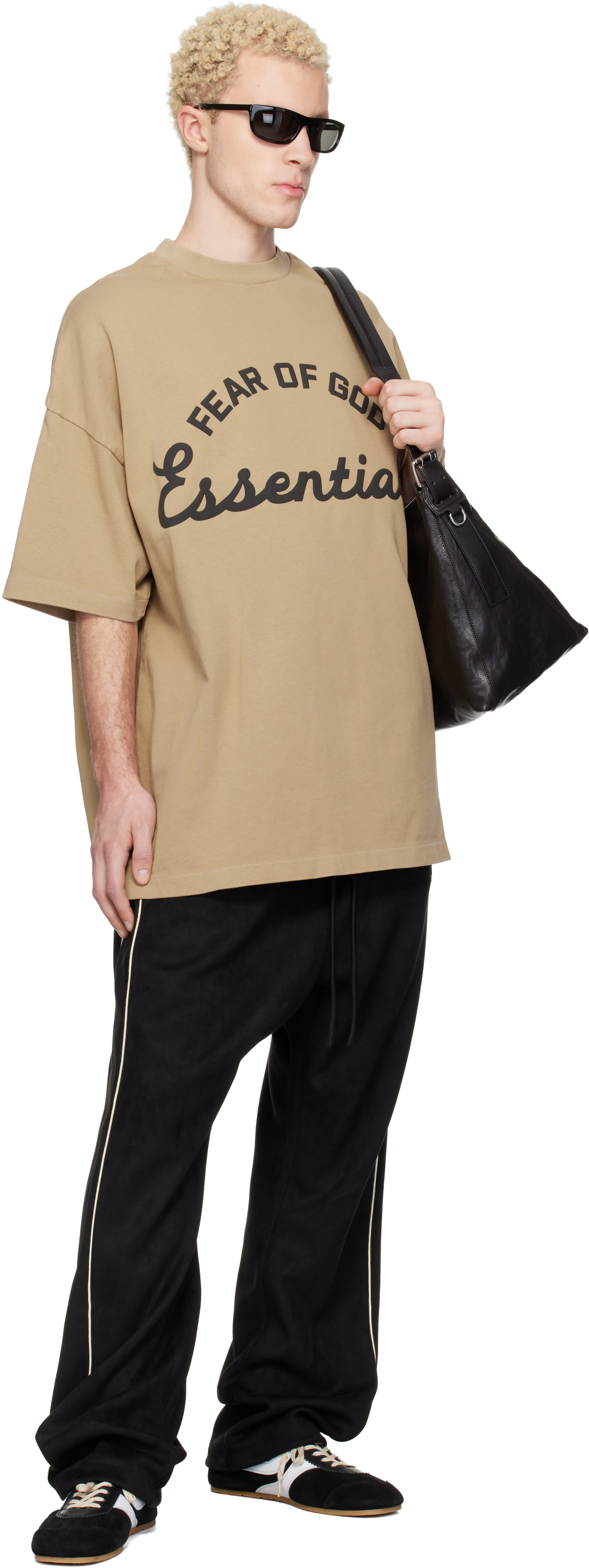Fear of God ESSENTIALS: ベージュ Training 90s 半袖Tシャツ | SSENSE