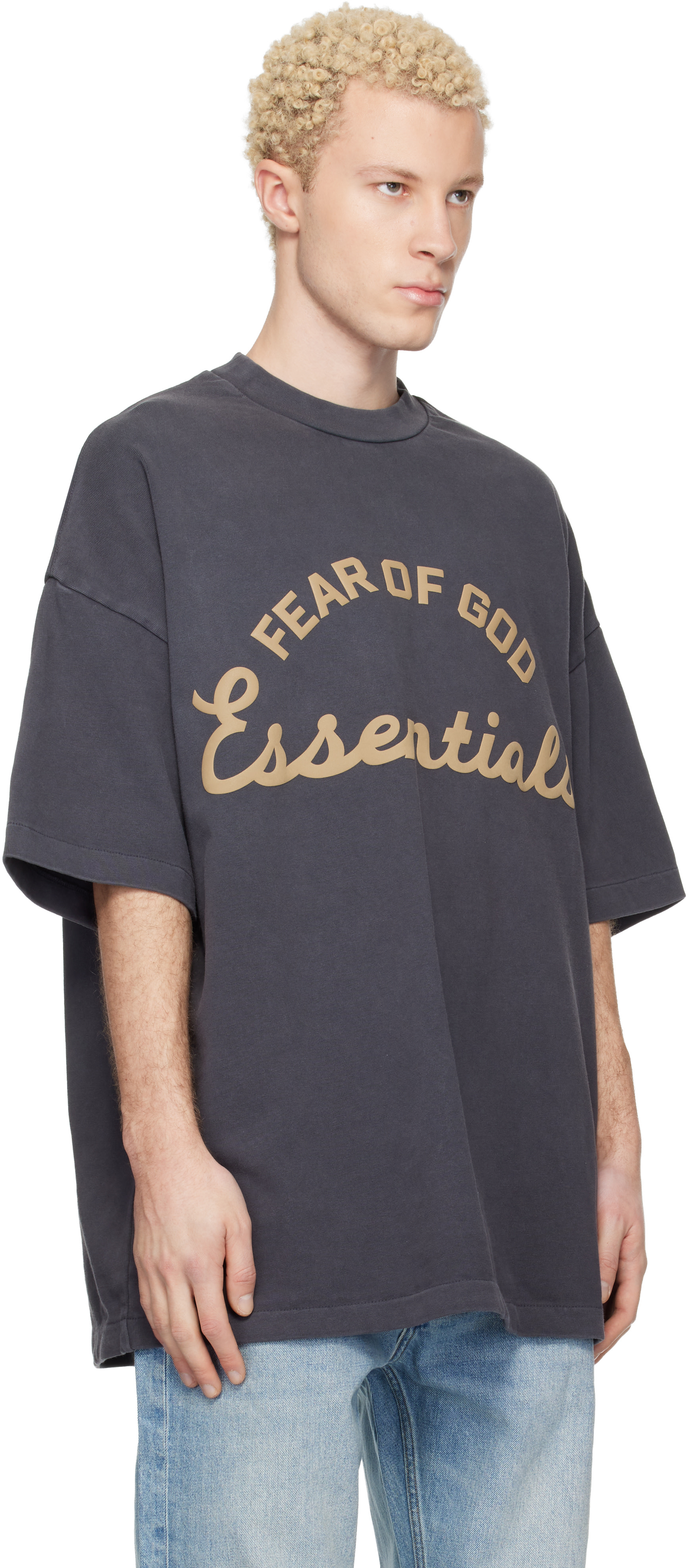 Fear of God ESSENTIALS - 그레이 트레이닝 90s 티셔츠