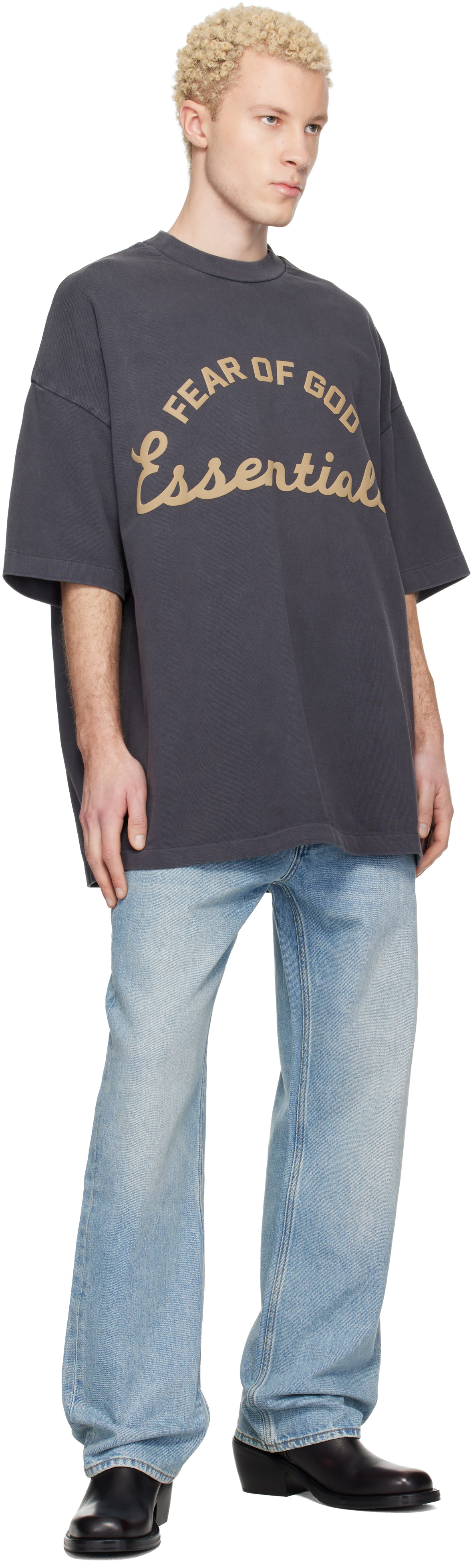 Fear of God ESSENTIALS - 그레이 트레이닝 90s 티셔츠