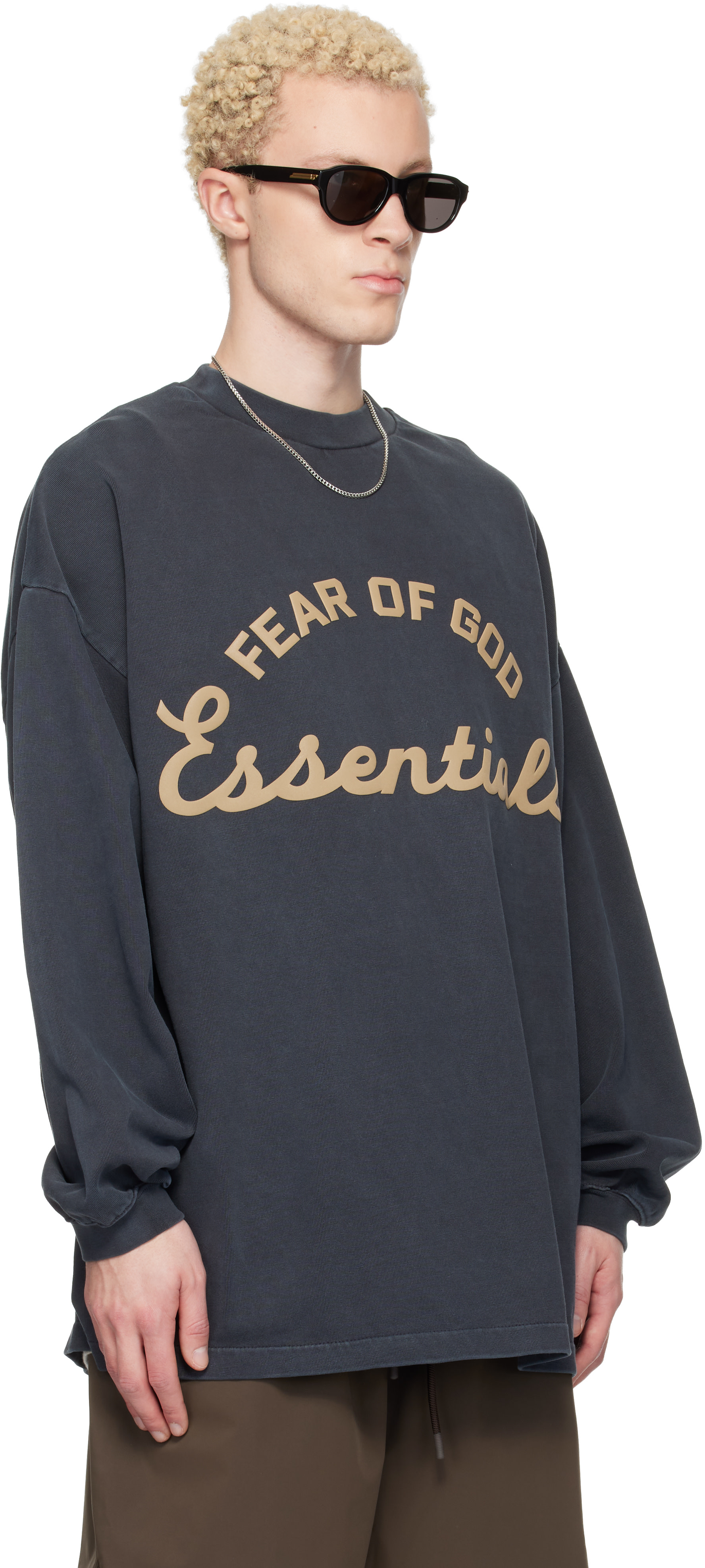 Fear of God ESSENTIALS - グレー Training 90s 長袖Tシャツ
