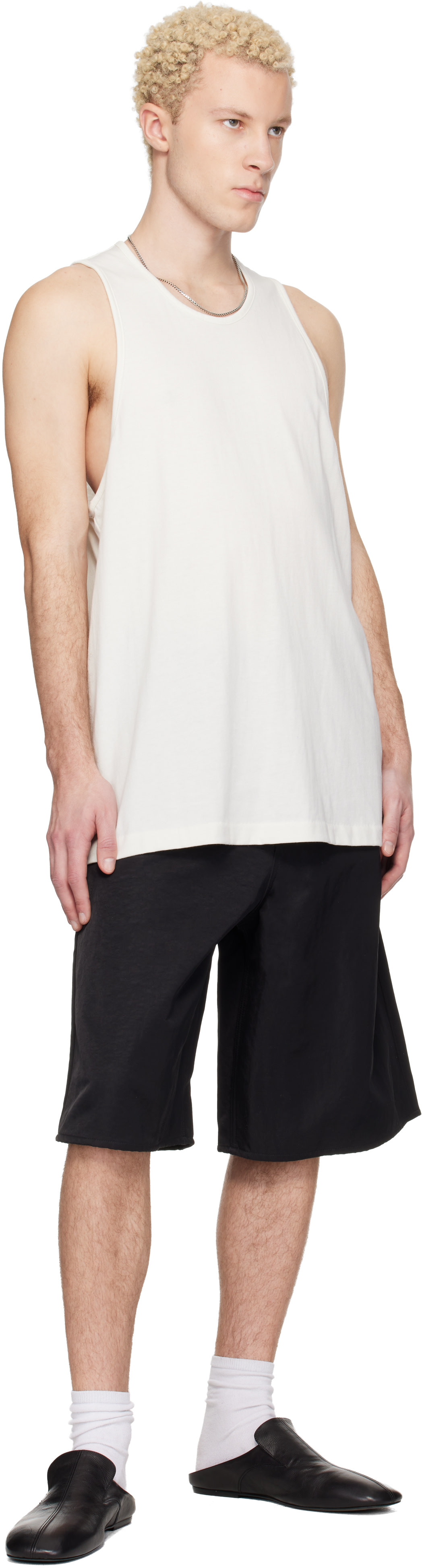 Fear of God ESSENTIALS - 오프 화이트 시그니처 에센셜 탱크탑