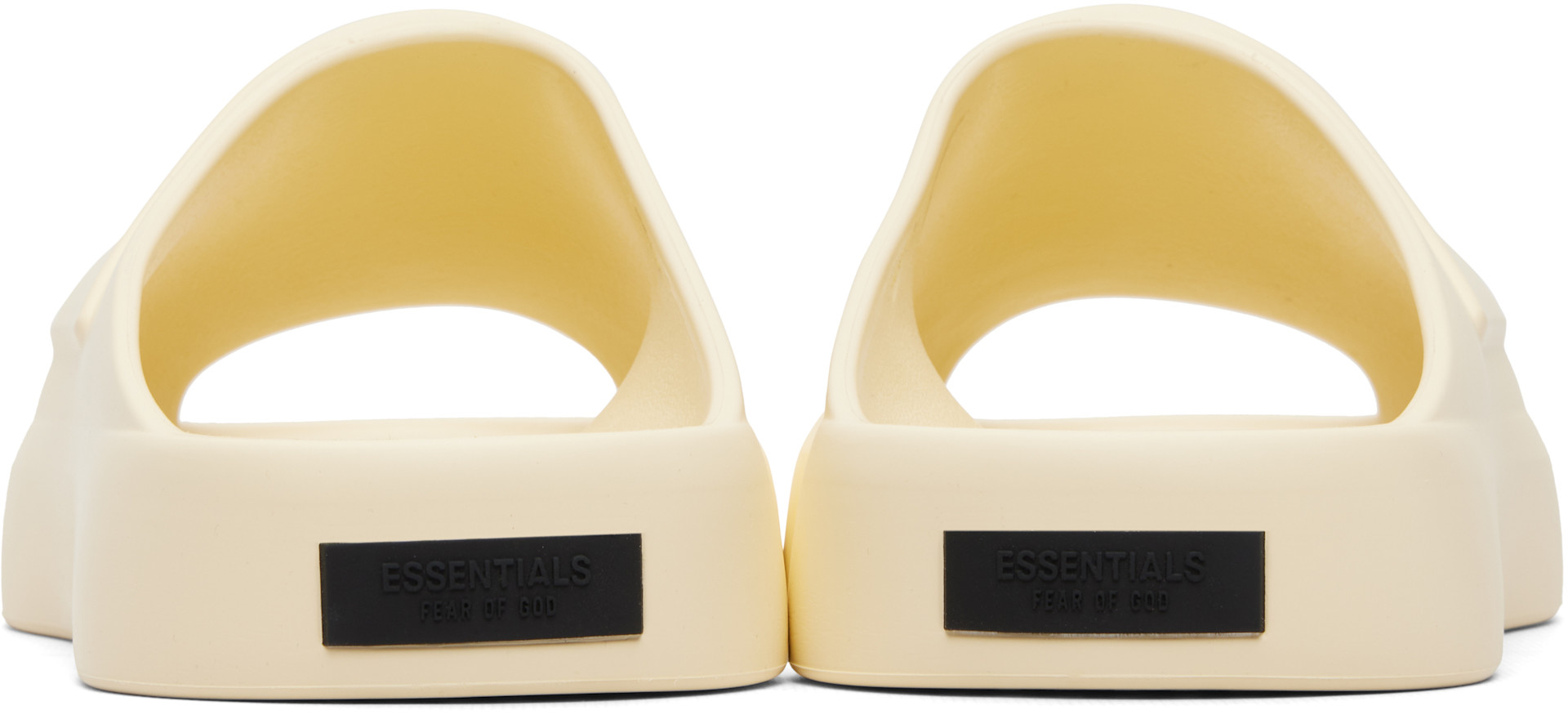 Fear of God ESSENTIALS - Yellow Essentials Los Feliz Slides