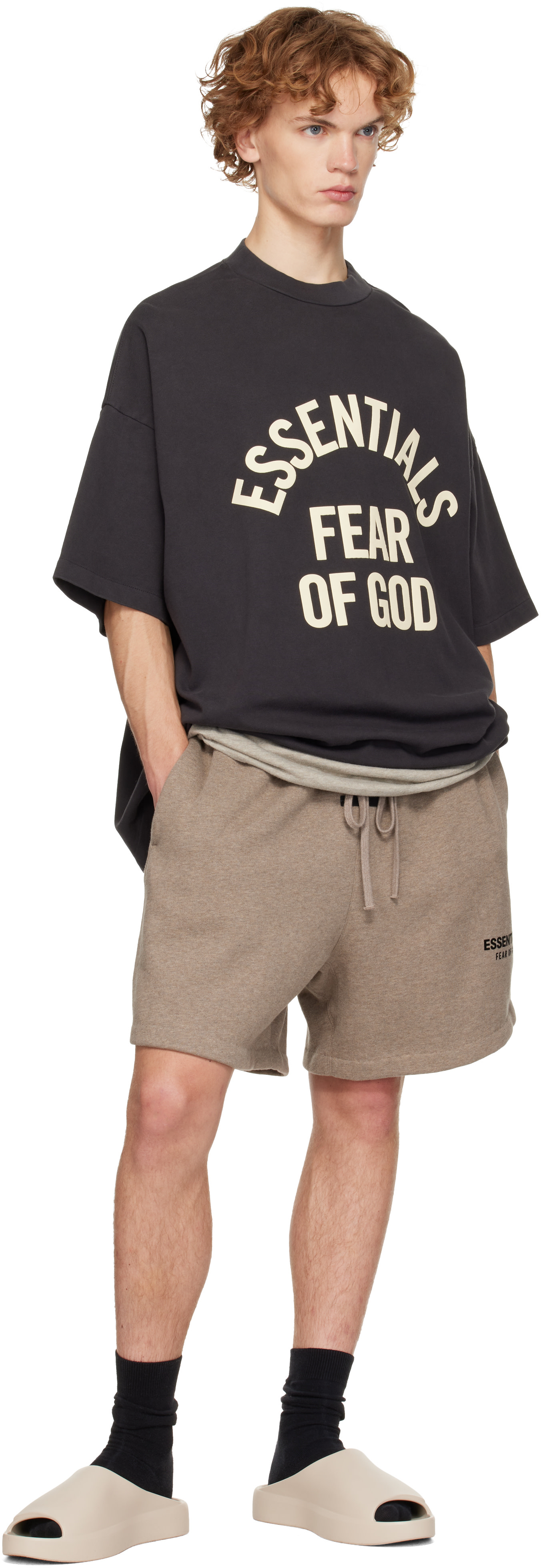 Fear of God ESSENTIALS - Beige Essentials Los Feliz Slides