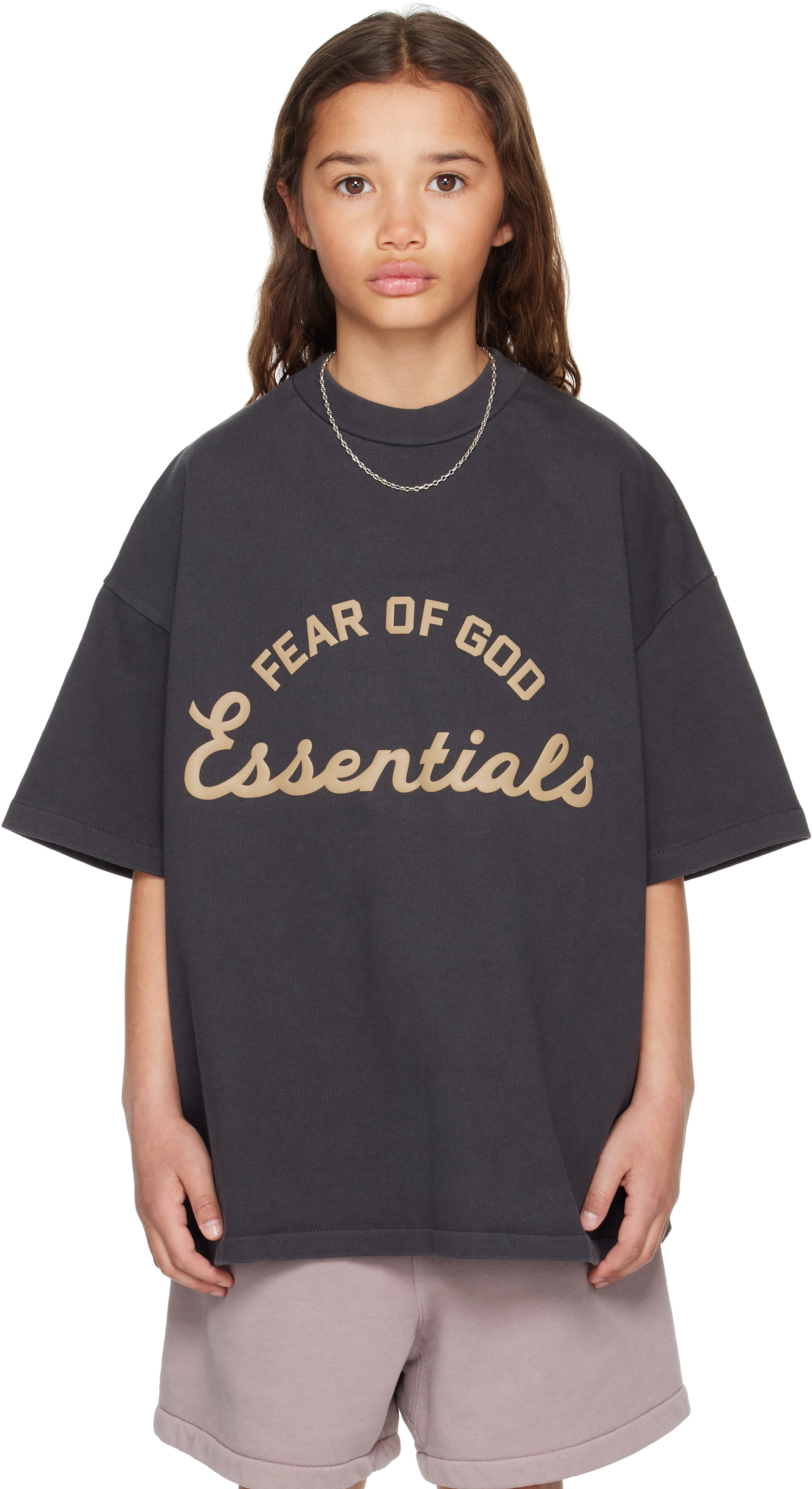 Fear of God ESSENTIALS - Enfant | T-shirt 90s noir