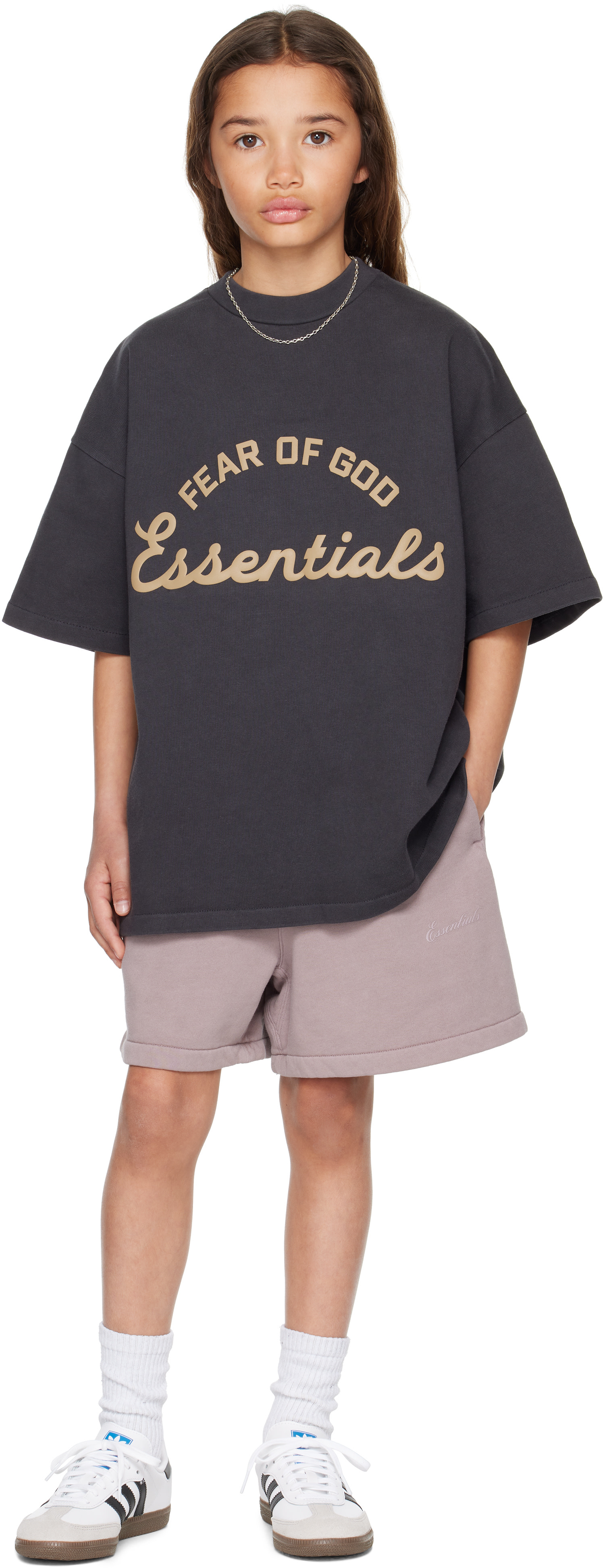 Fear of God ESSENTIALS - Enfant | T-shirt 90s noir