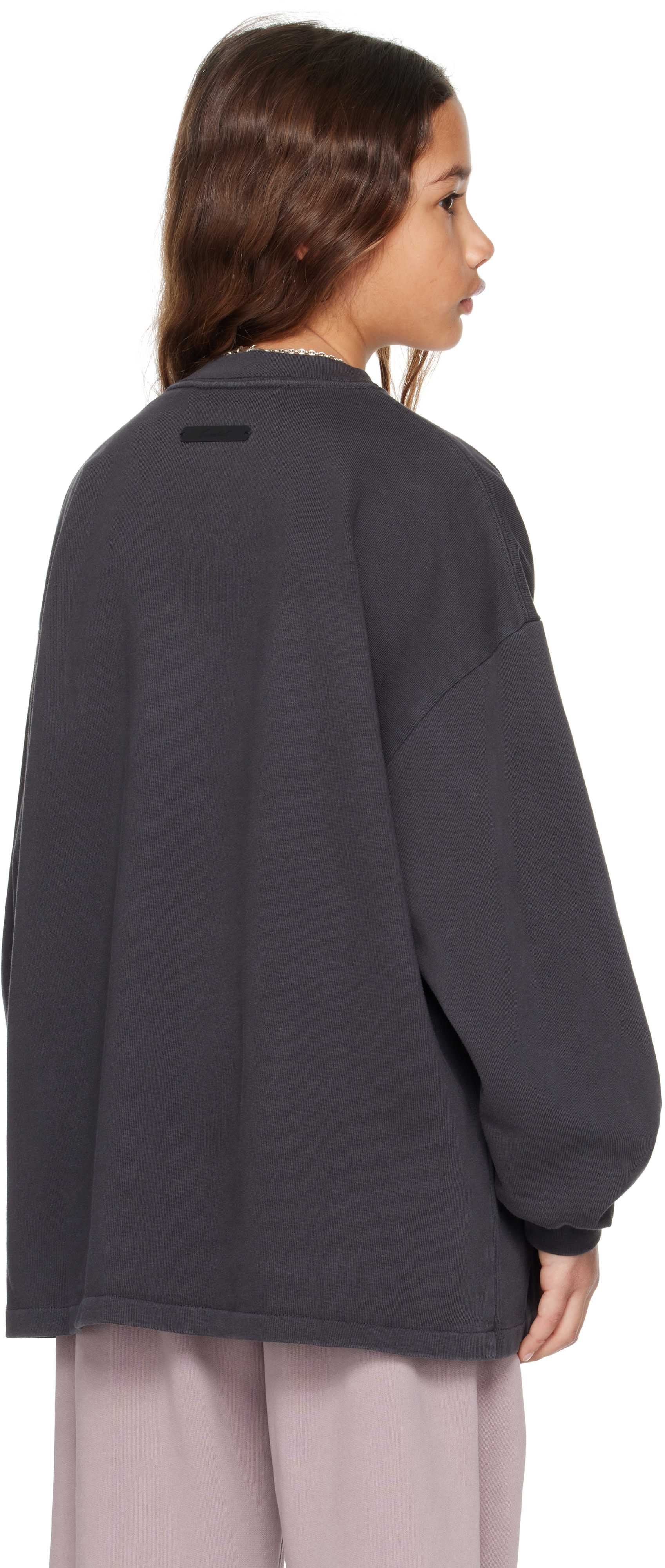 Fear of God ESSENTIALS - キッズ|ブラック Training 90's 長袖Tシャツ