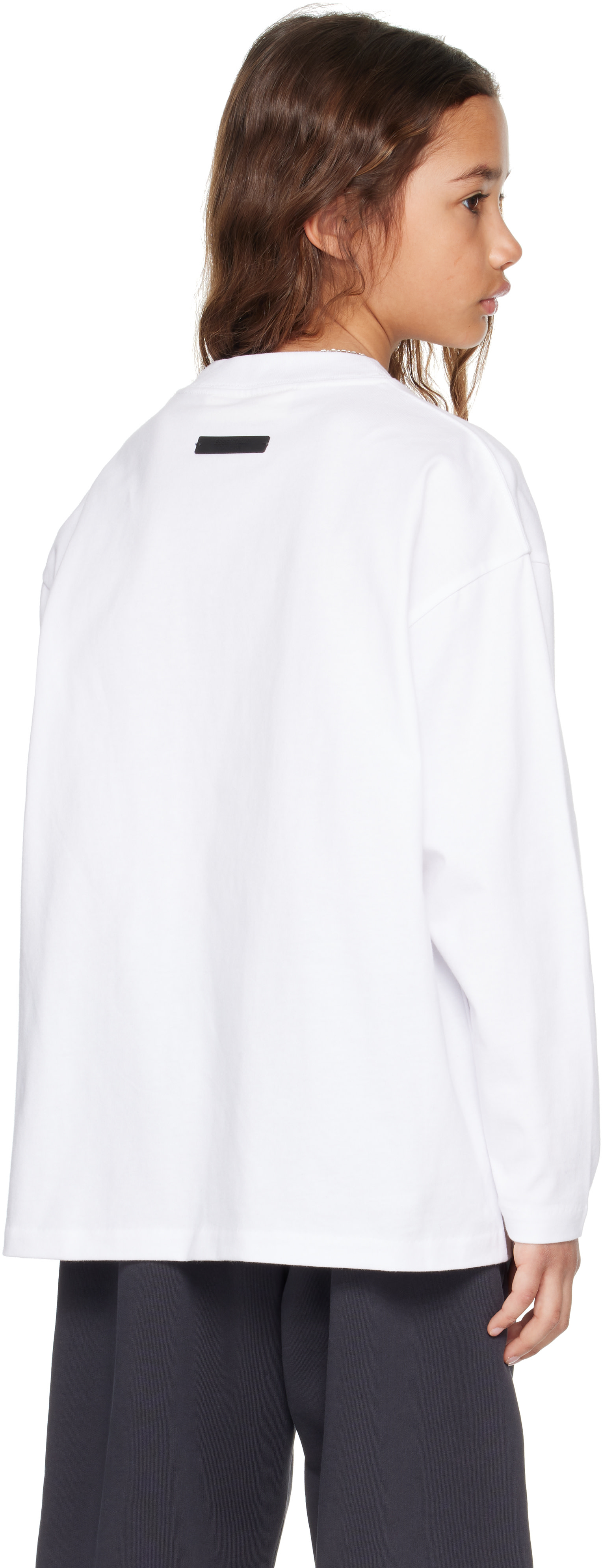 Fear of God ESSENTIALS - 키즈 화이트 클래식 티셔츠