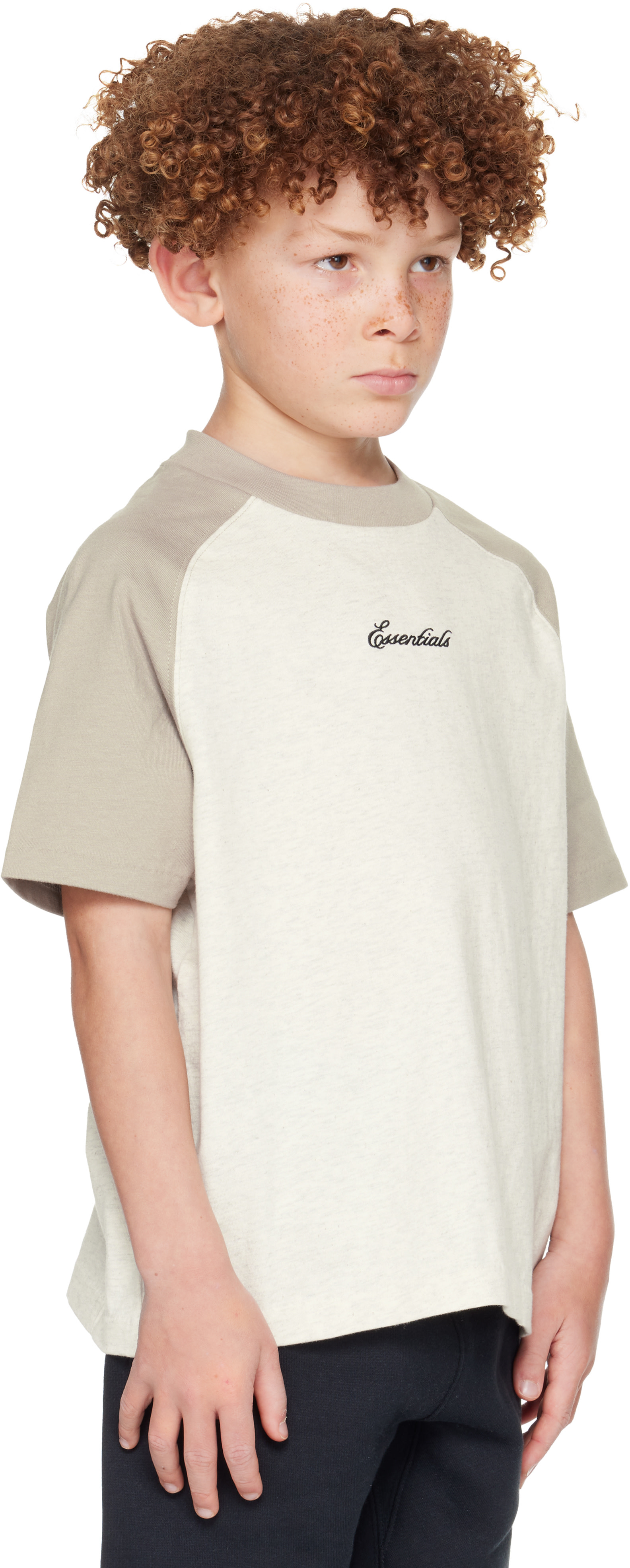 Fear of God ESSENTIALS: キッズ｜ベージュ＆グレー Signature 