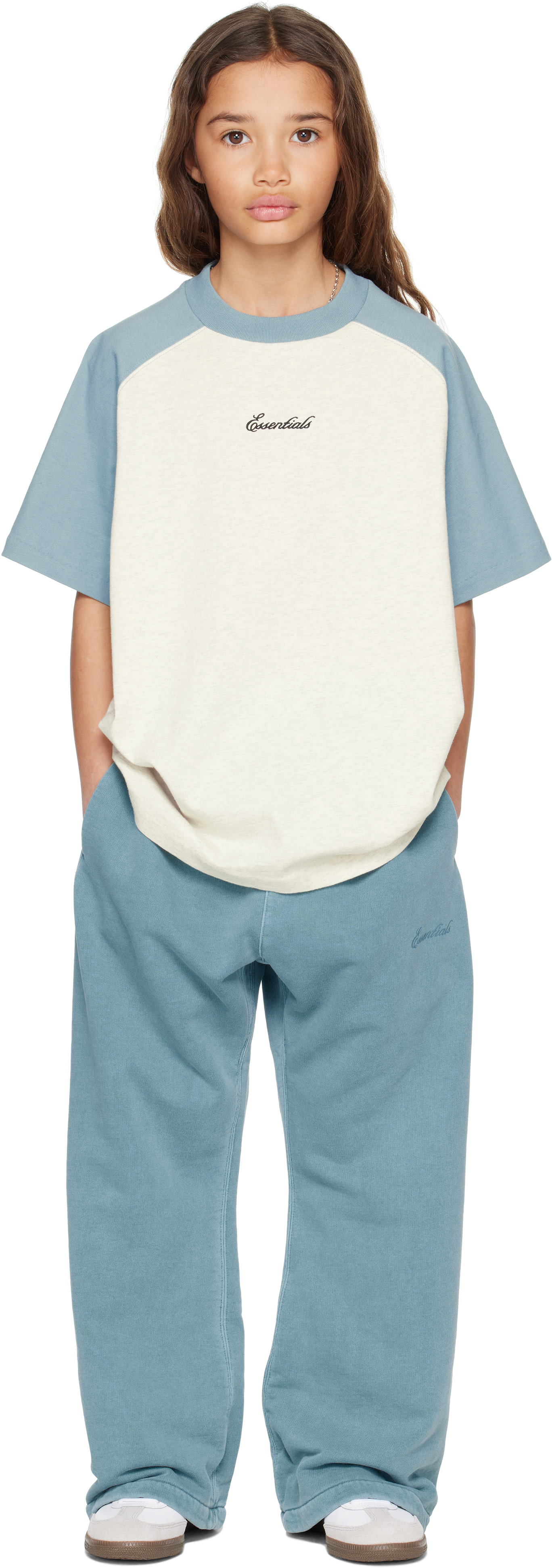 Fear of God ESSENTIALS - キッズ|ブルー Signature フレア スウェットパンツ