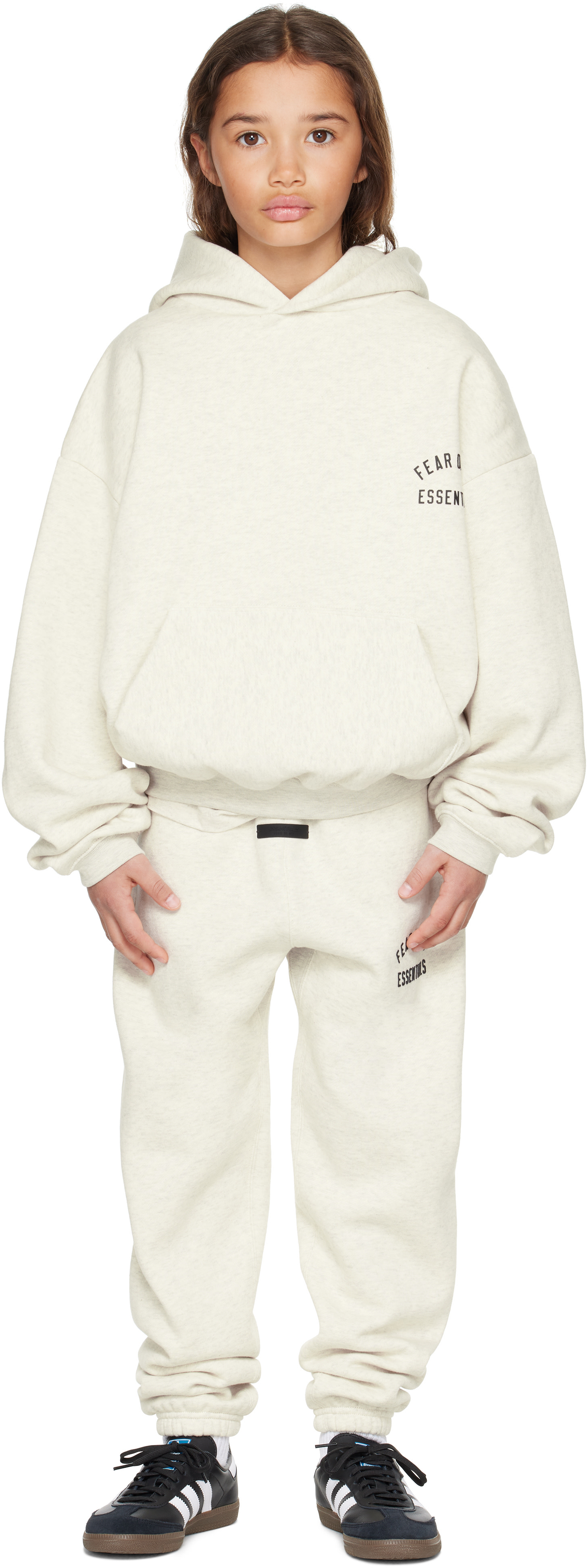 Fear of God ESSENTIALS - 키즈 베이지 클래식 스웨트팬츠