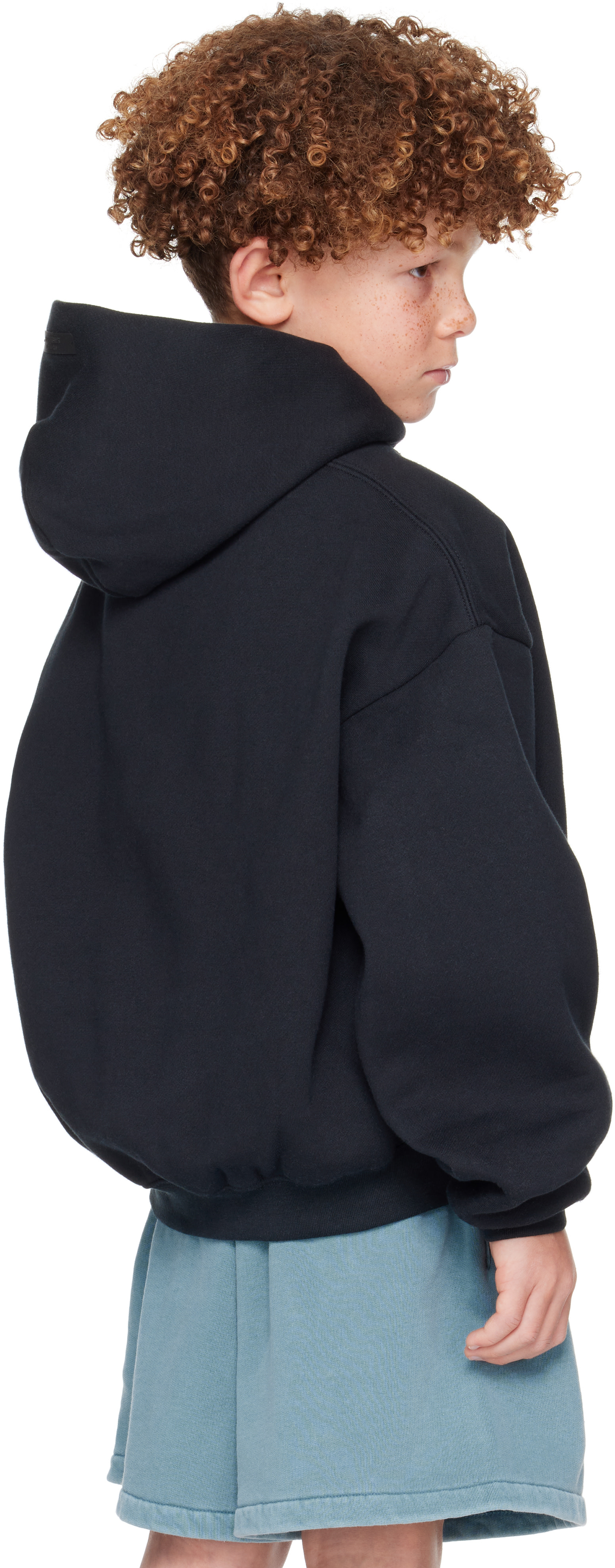 Fear of God ESSENTIALS - Enfant | Pull à capuche noir à coupe classique