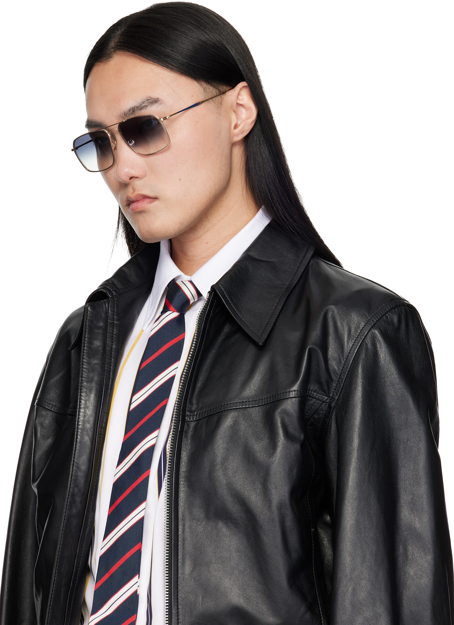 Matsuda - Lunettes de soleil M3146 dorées