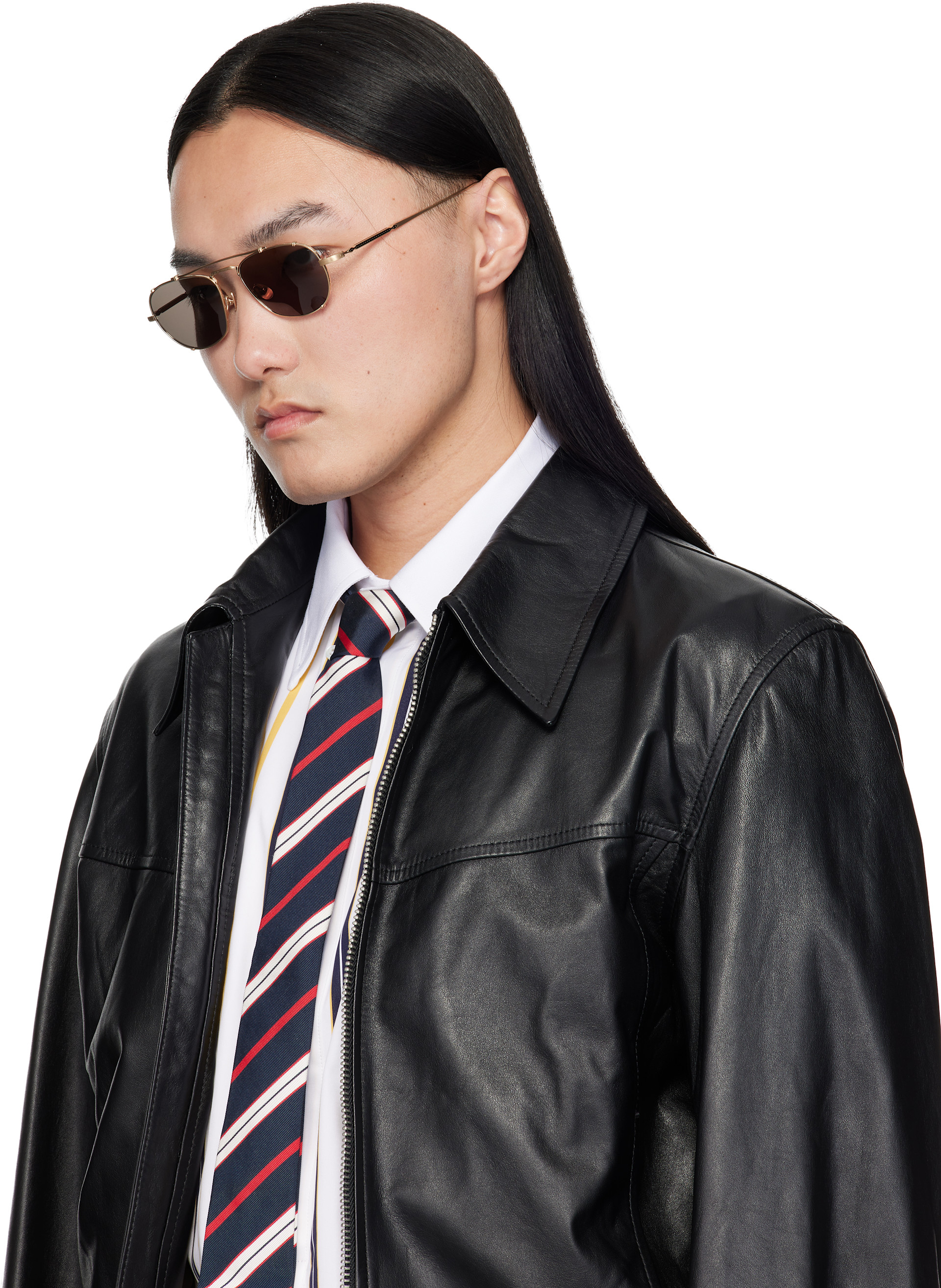 Matsuda - Lunettes de soleil M3151 dorées