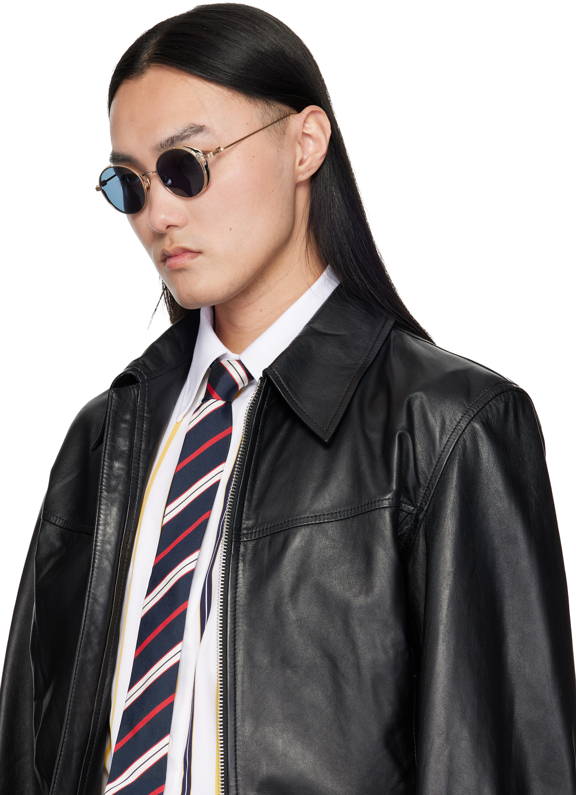 Matsuda - Lunettes de soleil M3152 dorées