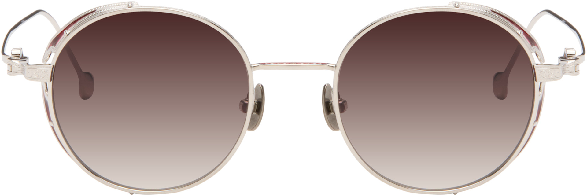 Matsuda - Lunettes de soleil M3152 argentées