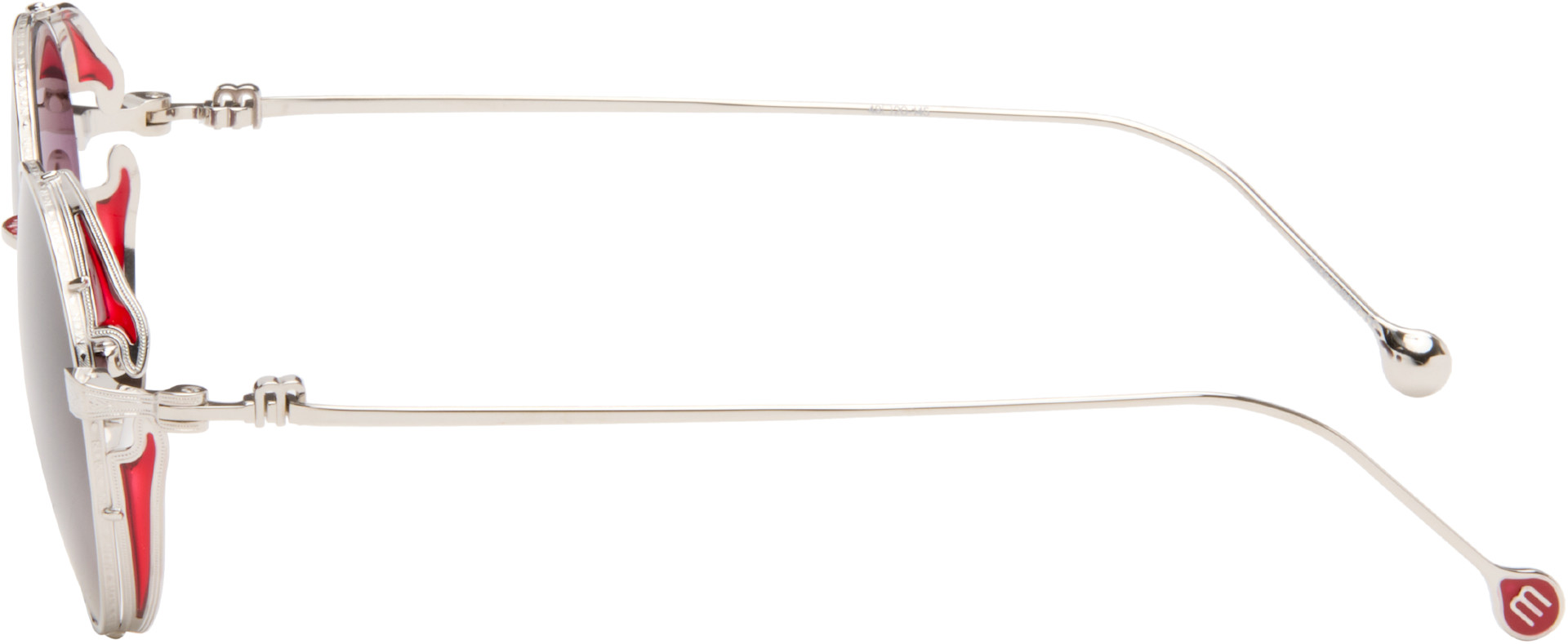 Matsuda - Lunettes de soleil M3152 argentées