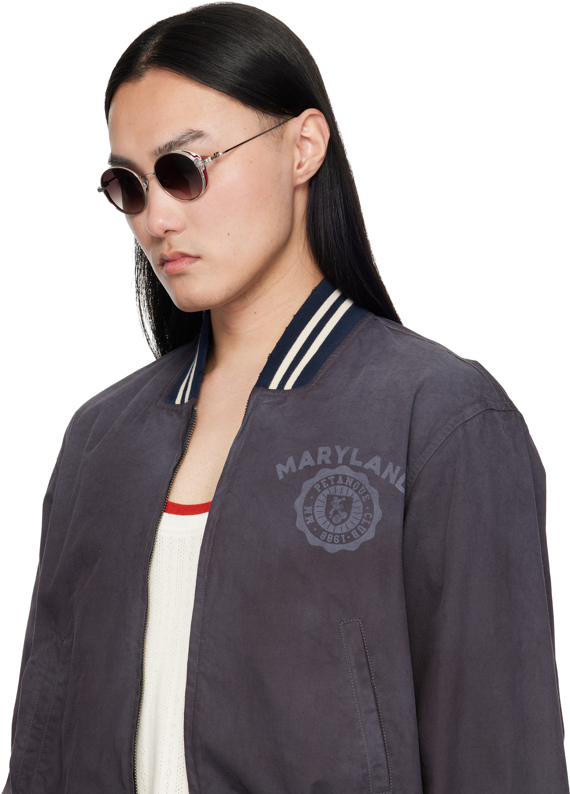 Matsuda - Lunettes de soleil M3152 argentées