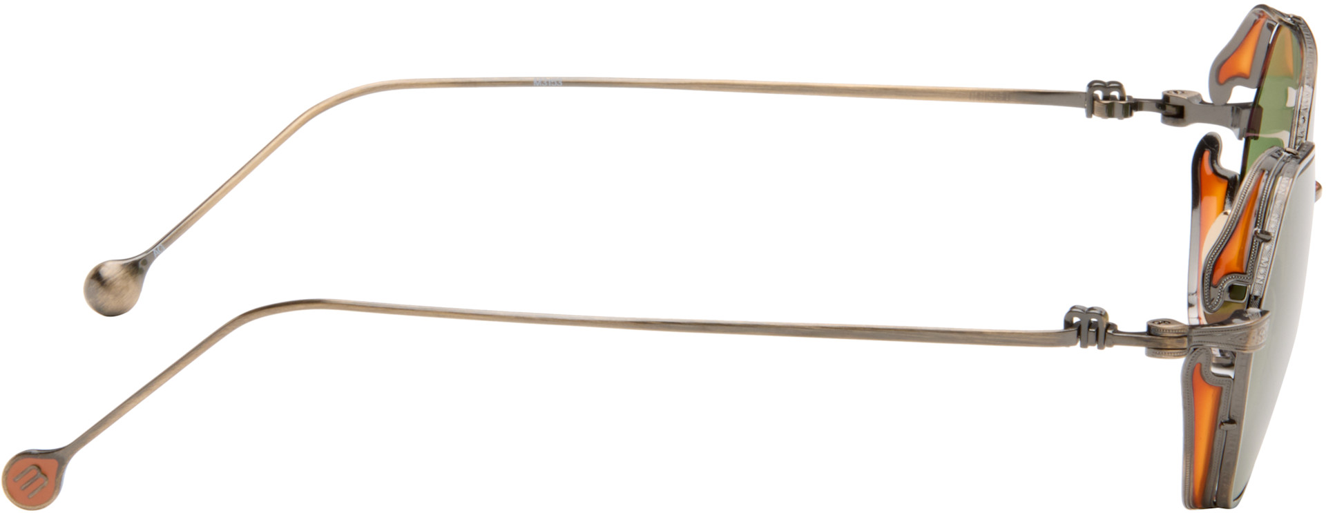 Matsuda - Lunettes de soleil M3153 dorées