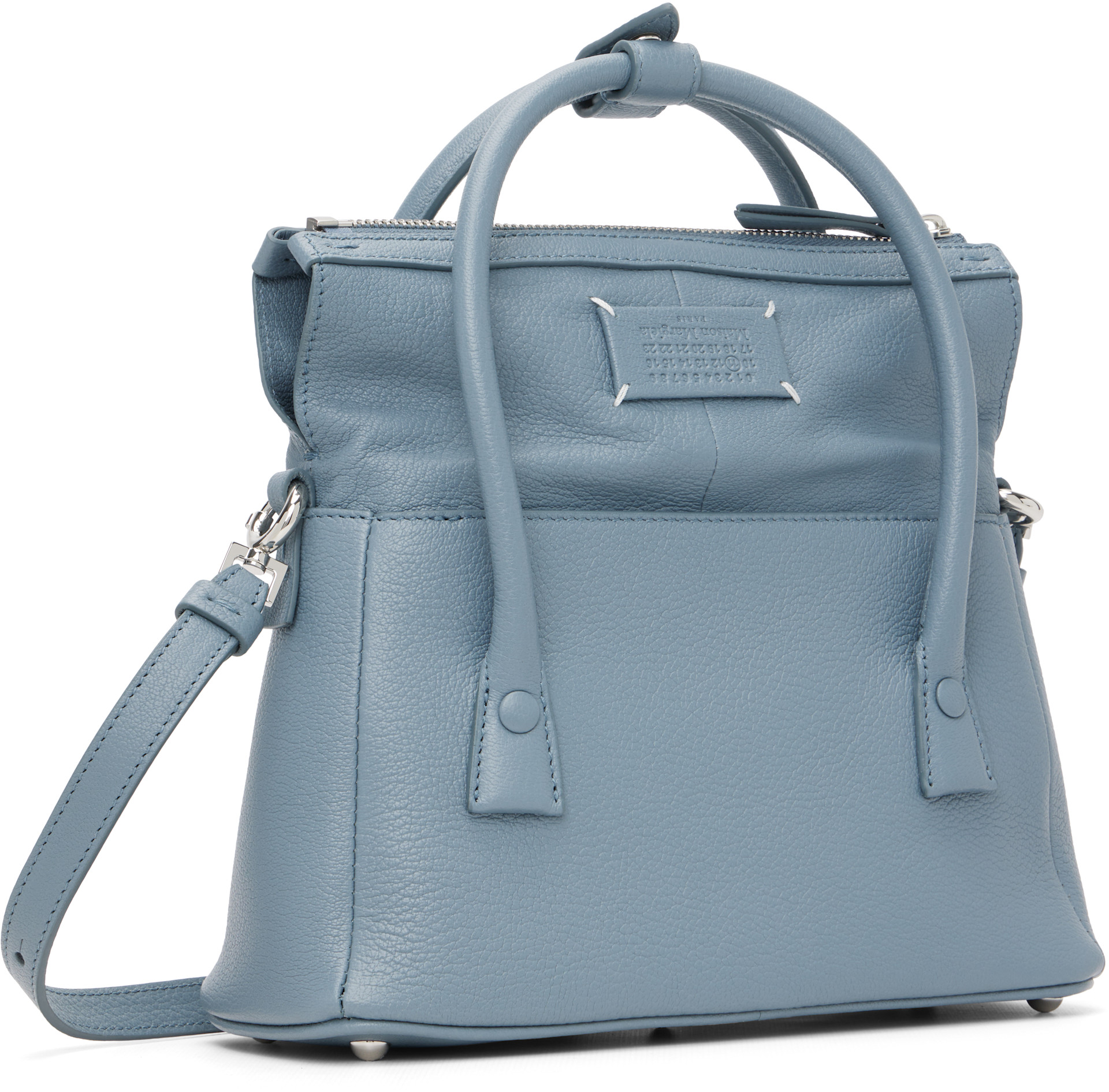 Maison Margiela: Blue 5AC East West Small Bag | SSENSE