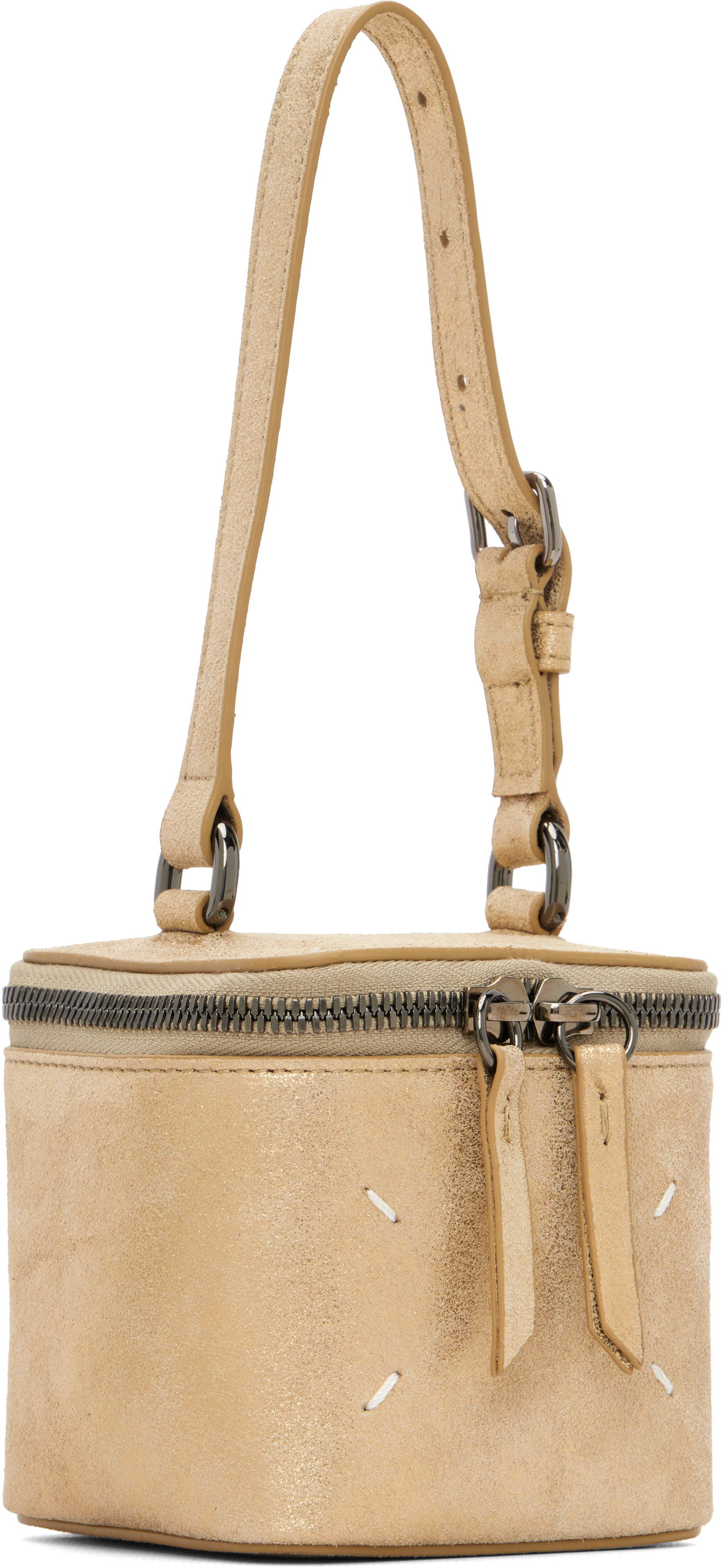 Maison Margiela - Gold Leather Mini Box Bag
