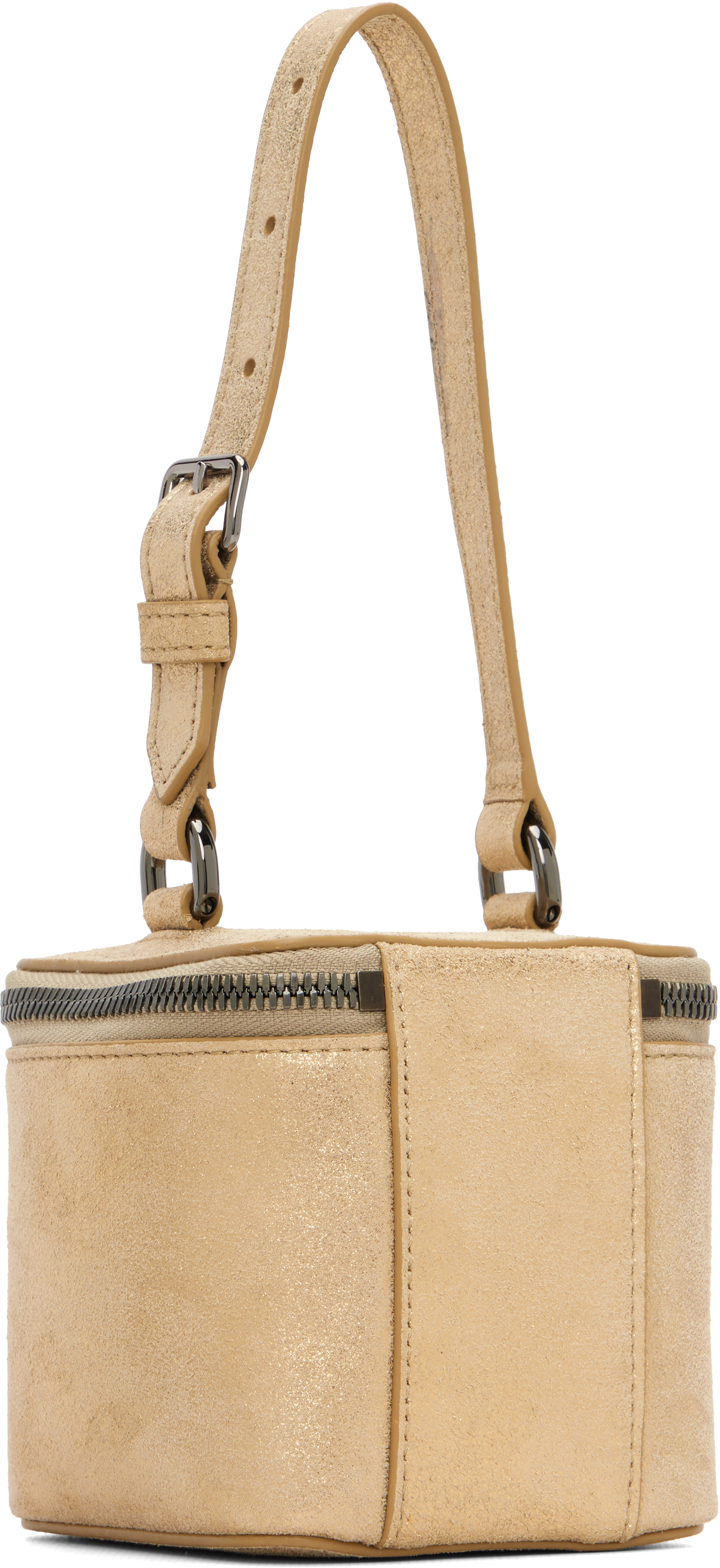 Maison Margiela - Gold Leather Mini Box Bag