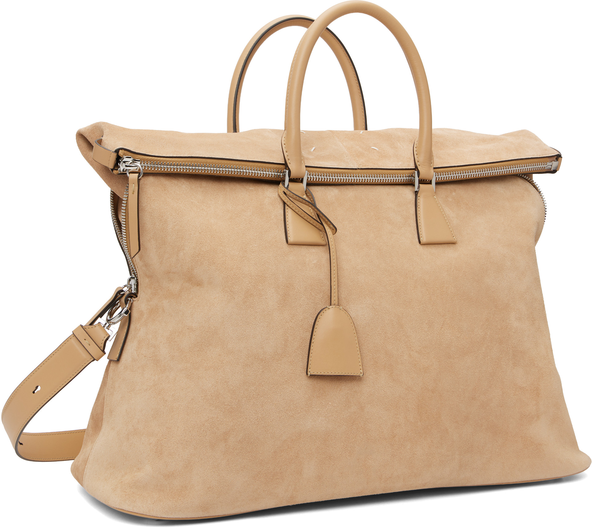 Maison Margiela: Tan 5AC Soft XL Bag | SSENSE Canada