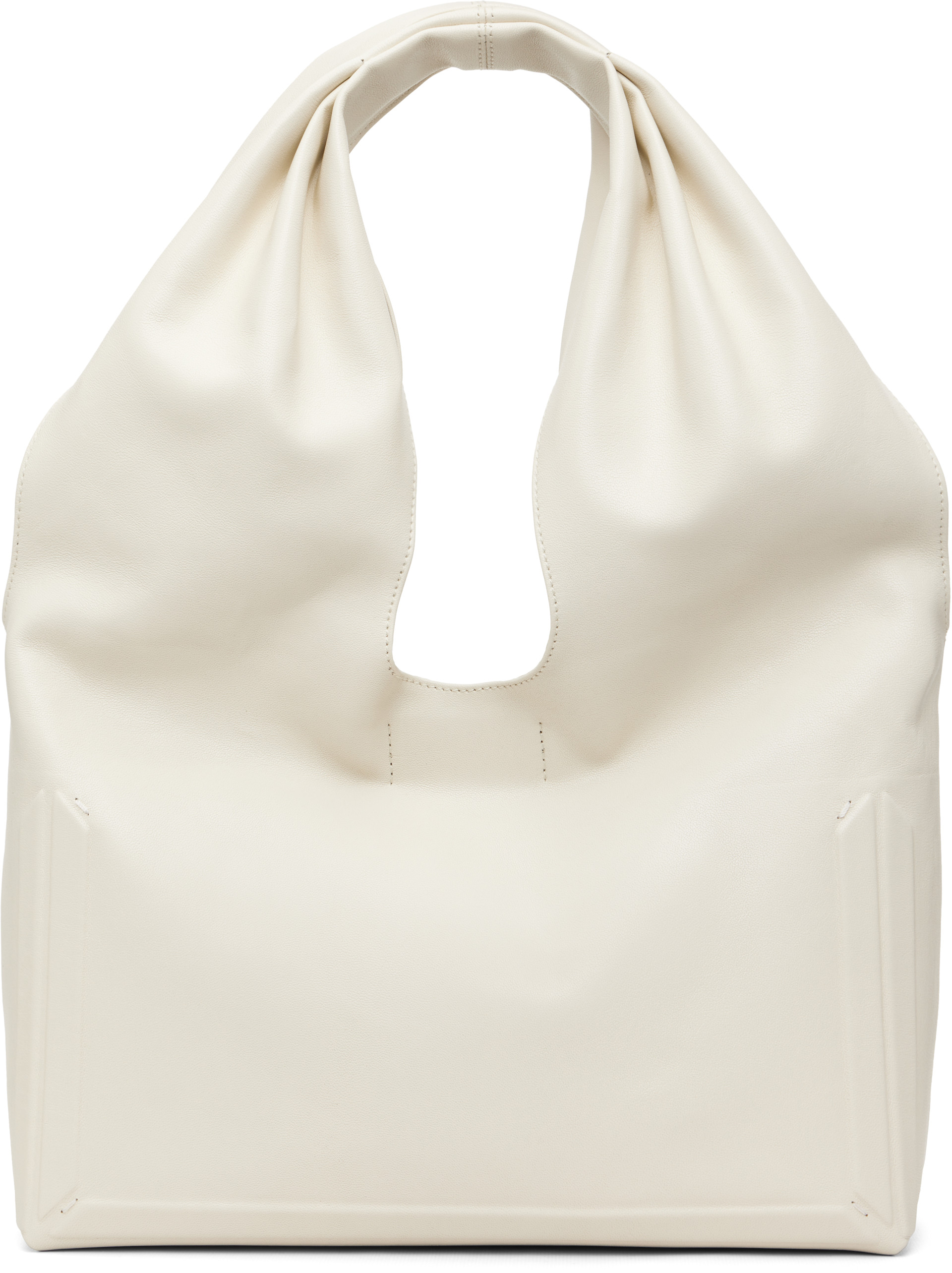 Maison Margiela - Moyen sac structuré blanc cassé